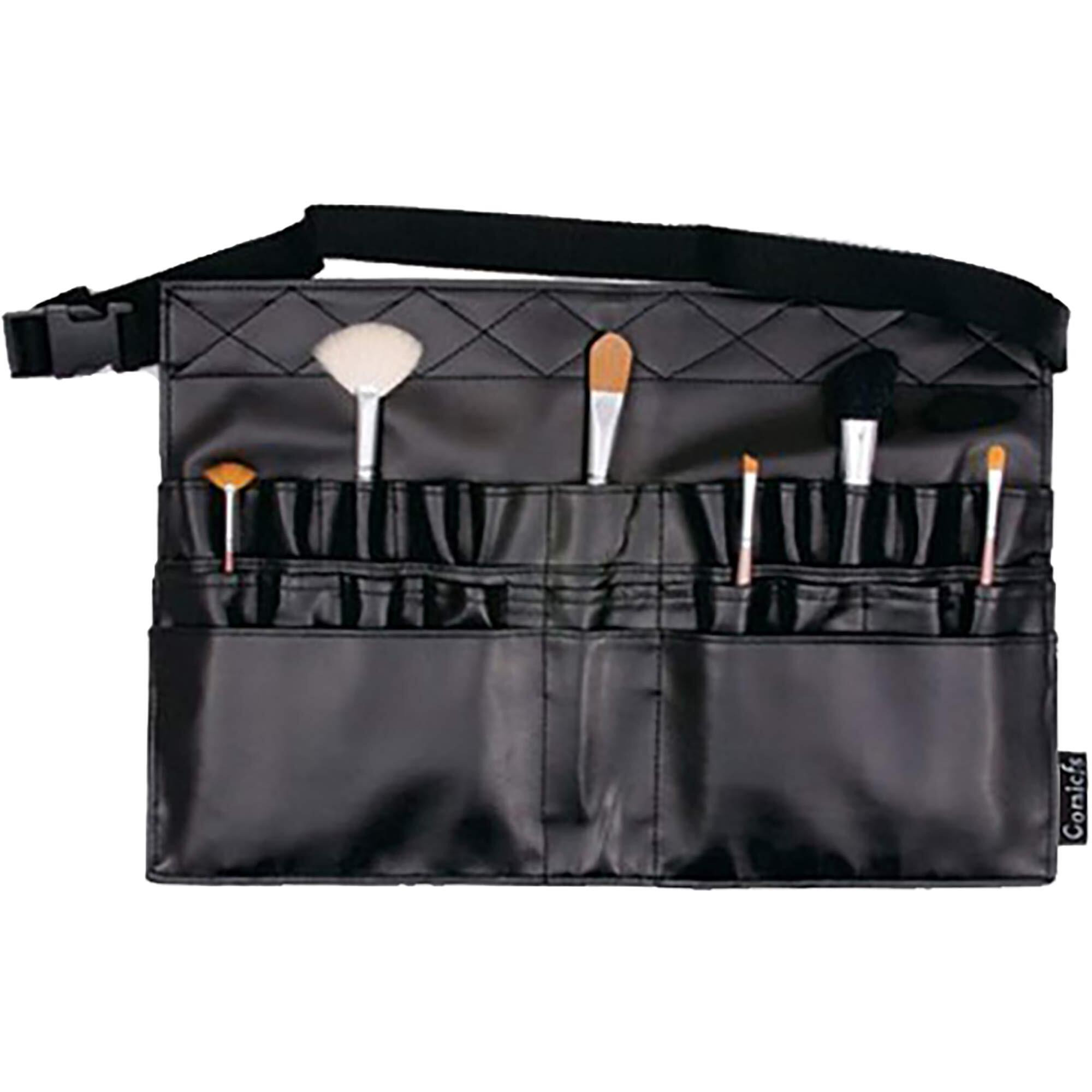 Comicfs Makeup Brush Bag A1 Professional Cosmetic Holder 28 Pockets Organizer Apron With Artist Belt Strap/Belt Light Weight