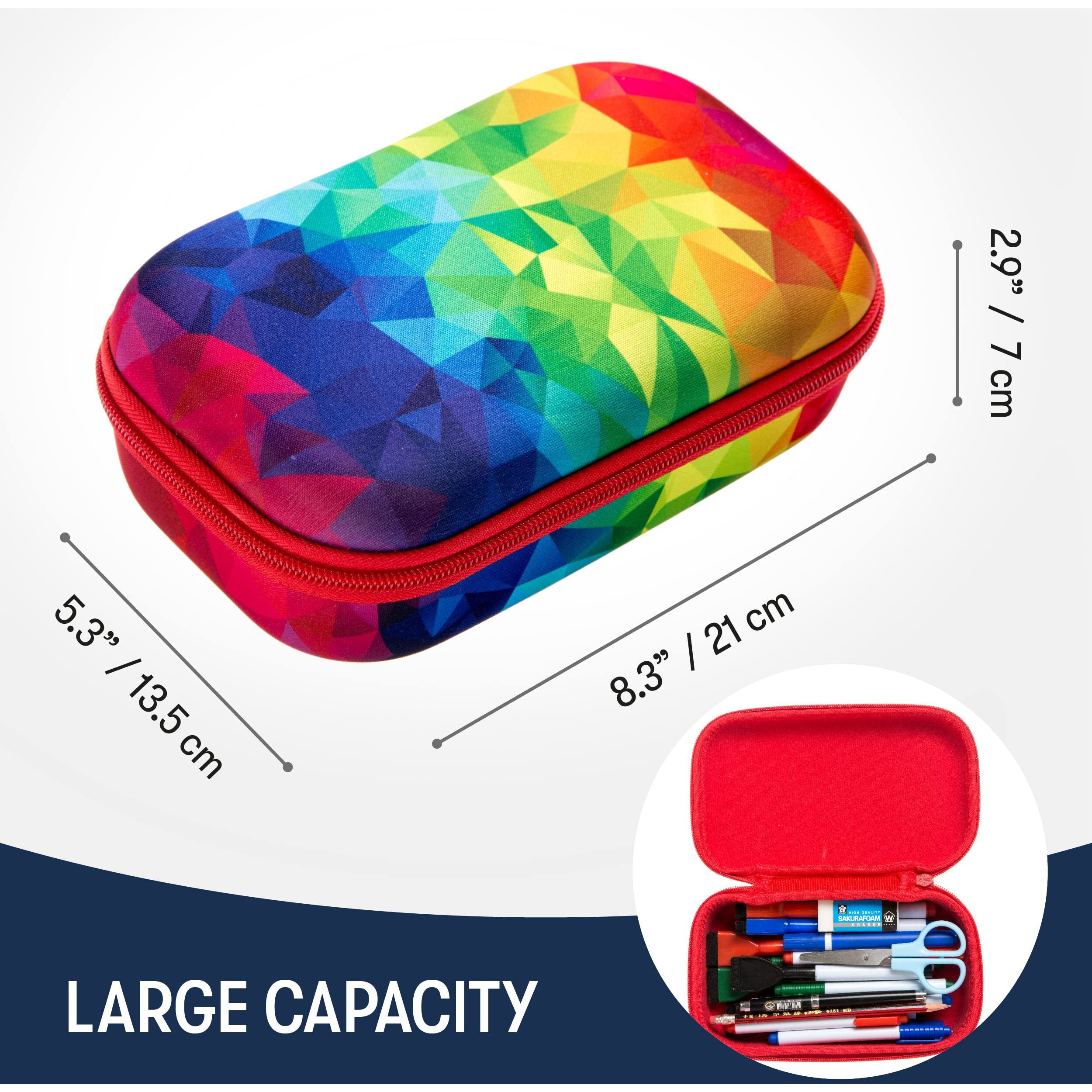 Zipit Colorful Pencil Box For Girls | Pencil Case For School | Organizer Pencil Bag | Large Capacity Pencil Pouch