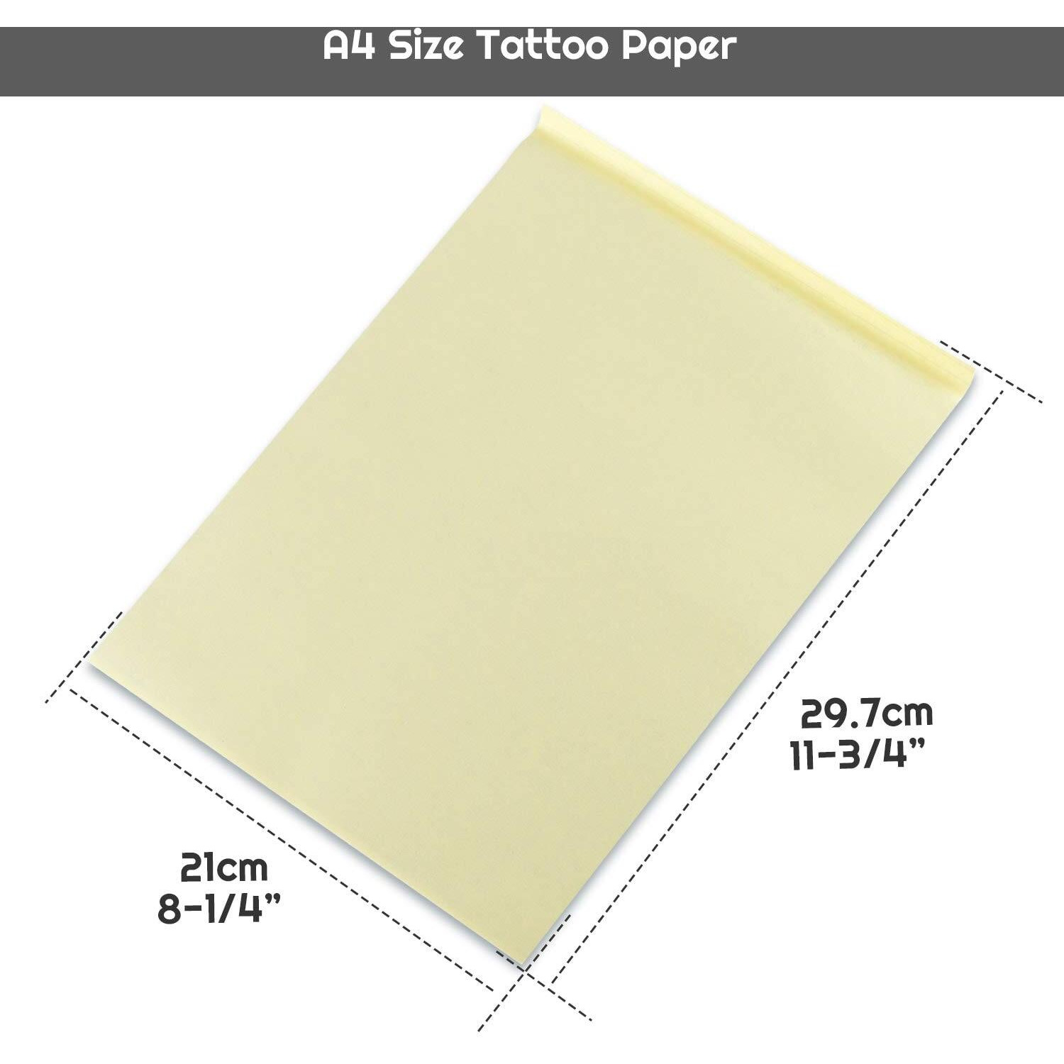 Tattoo Transfer Paper  Cridoz 100 Sheets Tattoo Stencil Transfer Paper For Tattooing Blue