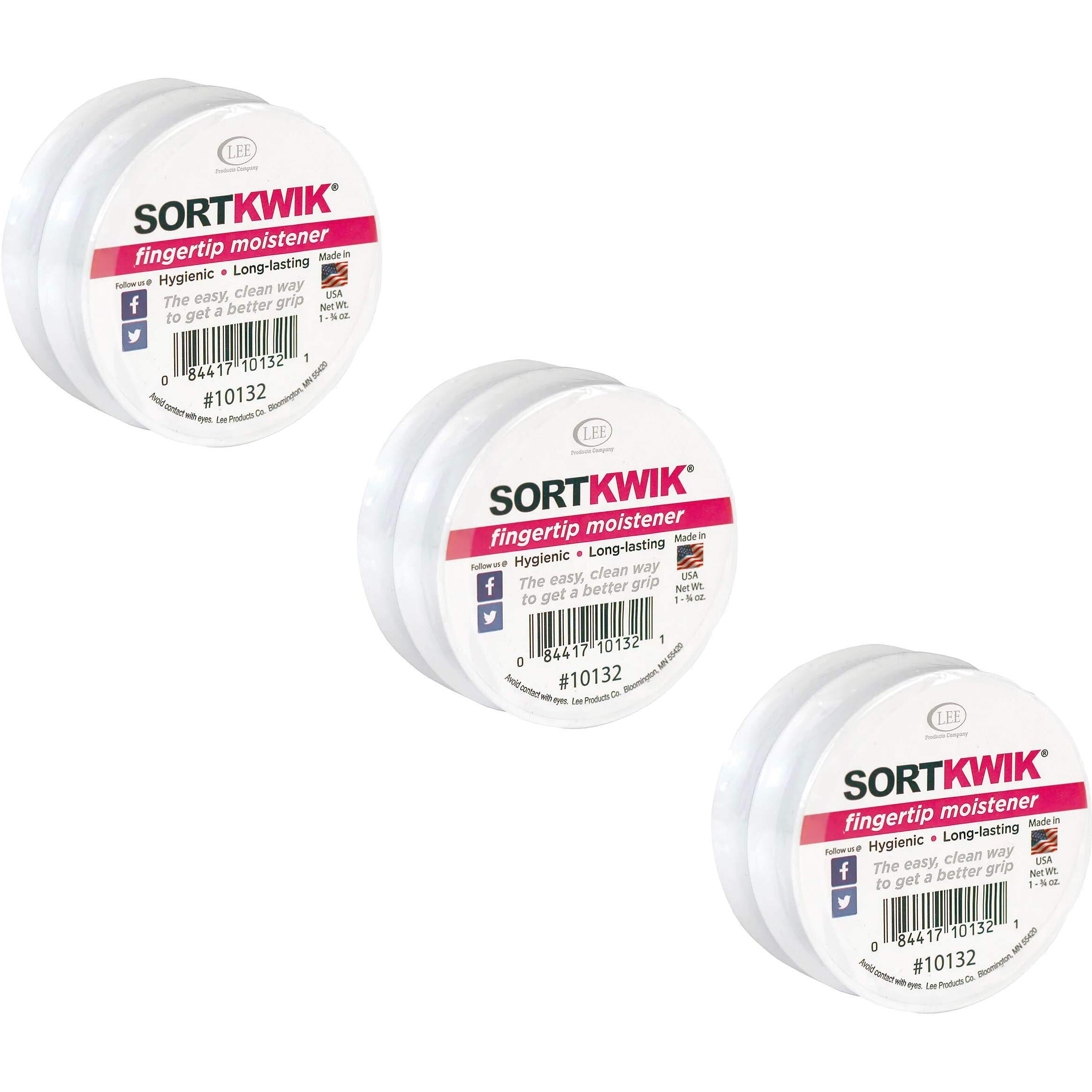 Lee 10132 Sortkwik Fingertip Moisteners  1 3/4 Oz  Pink  Sold As 6 Pack