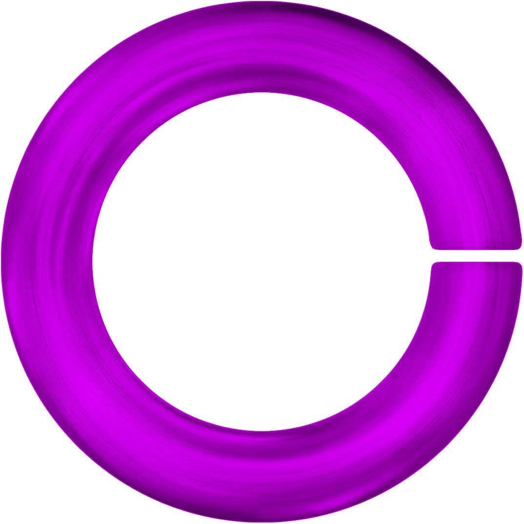 Weave Got Maille Anodized Aluminum Gauge Violet Jumprings  5Mm