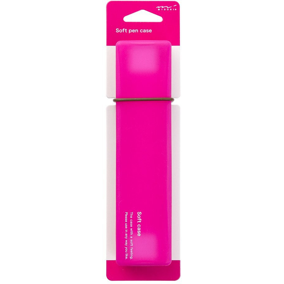 Midori Soft Silicone Pen Case  Pink (41776006)