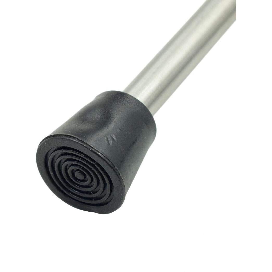 Rannb Door Stopper Stainless Steel Wall Mount Doorstop With Rubber Tip 160Mm/6.3"" Total Length - Pack Of 2