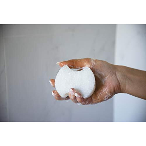 Spongables Pedi Scrub Foot Exfoliating 20+ Wash Sponge  Coconut Colada  3 Count