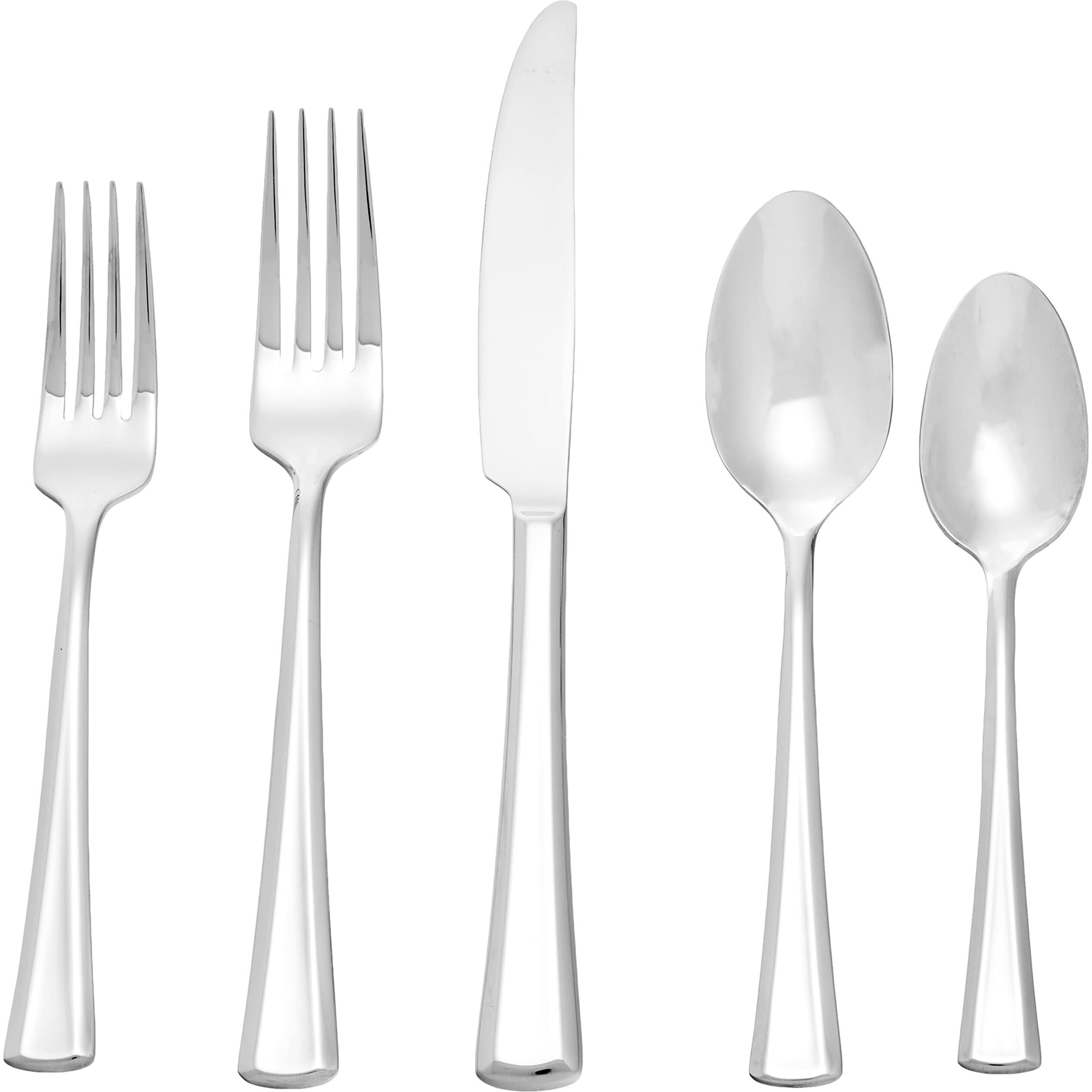 Oneida Noble 20 Piece Everyday Flatware 18/0 Stainless Steel  Service For 4  Silverware Set