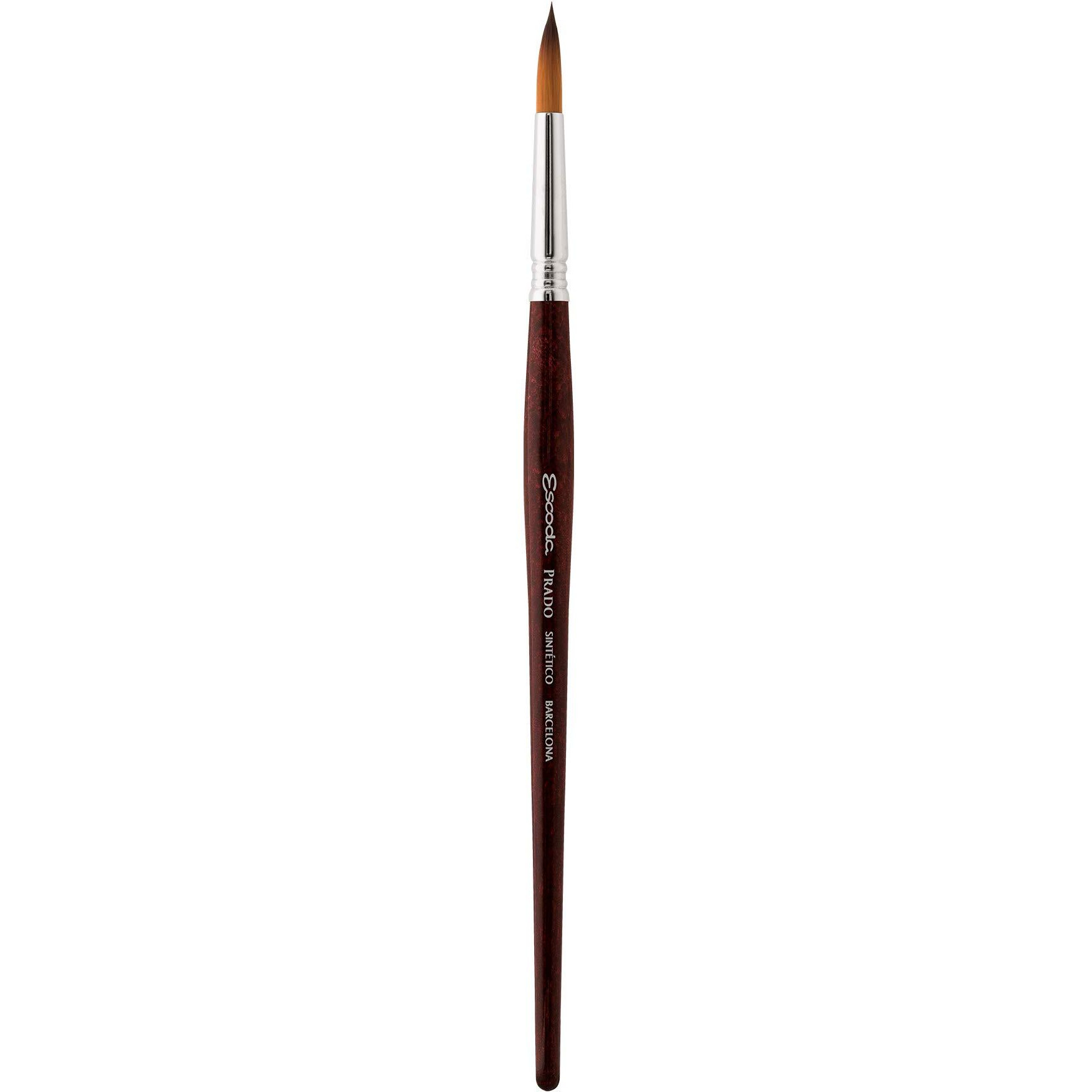 Speedball Art Products Escoda Prado Series Artist Watercolor & Acrylic Short Handle Round Paint Brush  Size 8  Synthetic Sable