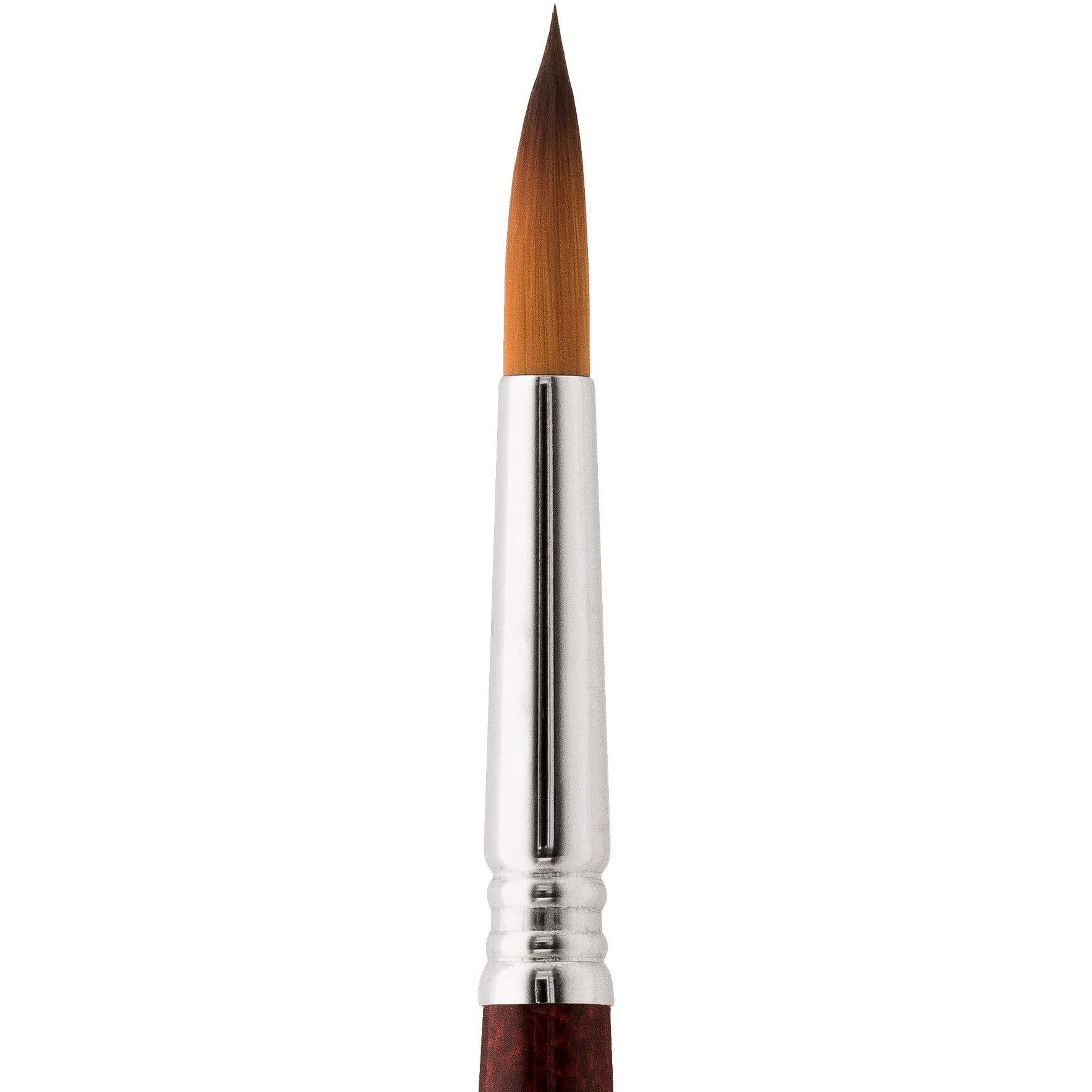 Speedball Art Products Escoda Prado Series Artist Watercolor & Acrylic Short Handle Round Paint Brush  Size 8  Synthetic Sable
