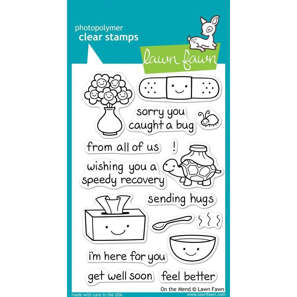 Lawn Fawn Mend Clear Stamps 4"&quotX6""