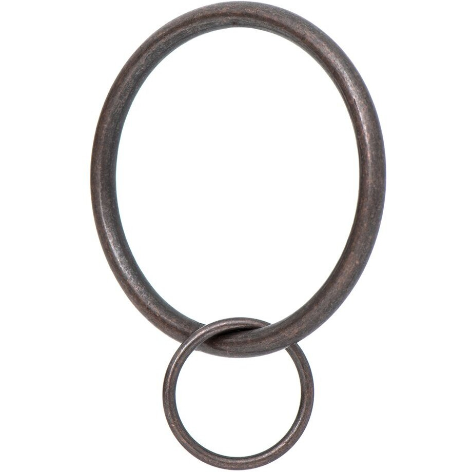Ivilon Drapery Eyelet Curtain Rings - 2"" Ring Loop For Hook Pins  Set Of 14 - Oil Rubbed Bronze (Orb)