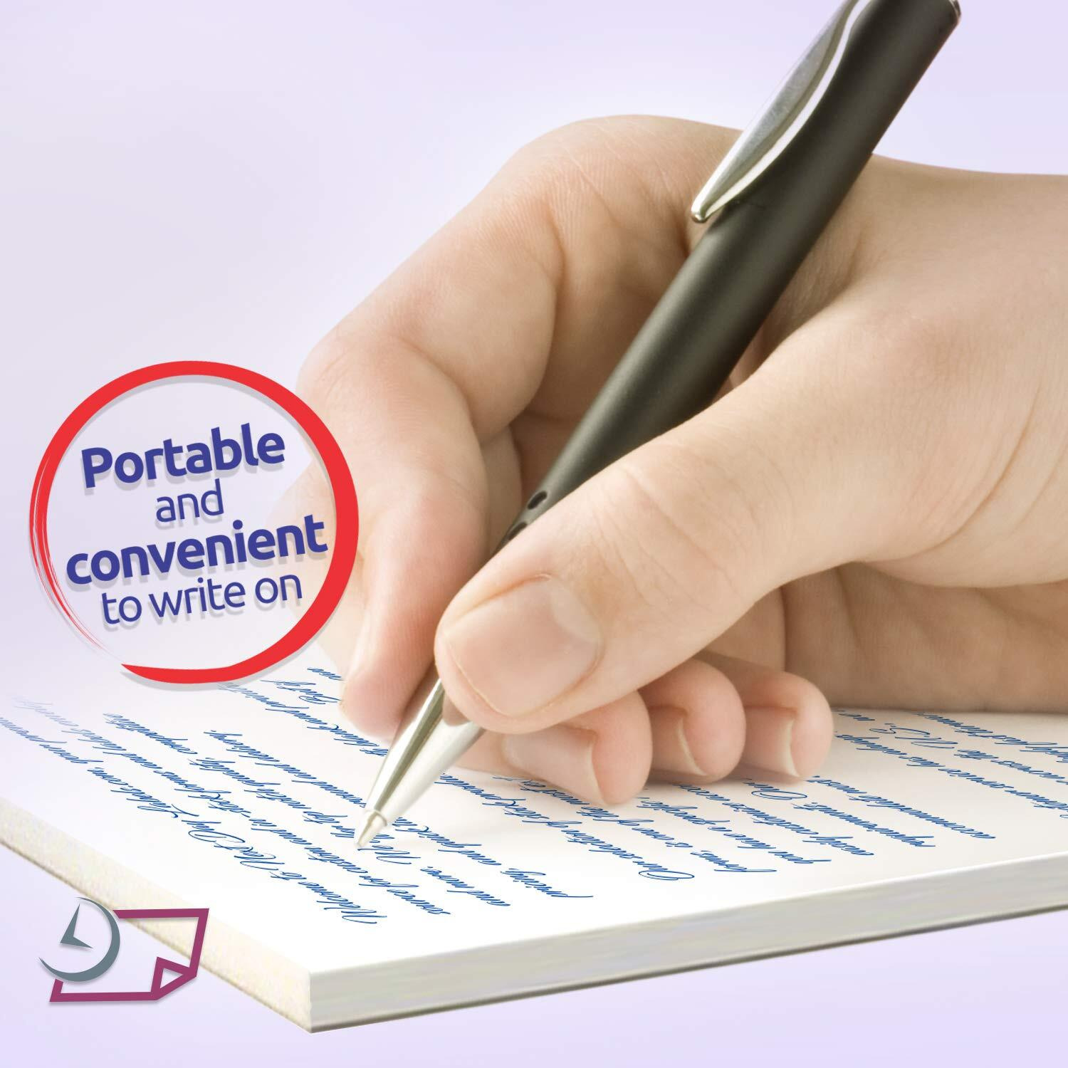 Nextdaylabels - Memo Pads  10 Notepads With 50 - 4X6 Sheets Per Scratch Pad  White  50  Office And School Supplies For Writing Notes  Grocery Shopping  To Do Lists  Servers  Small Blank Paper (4X6)