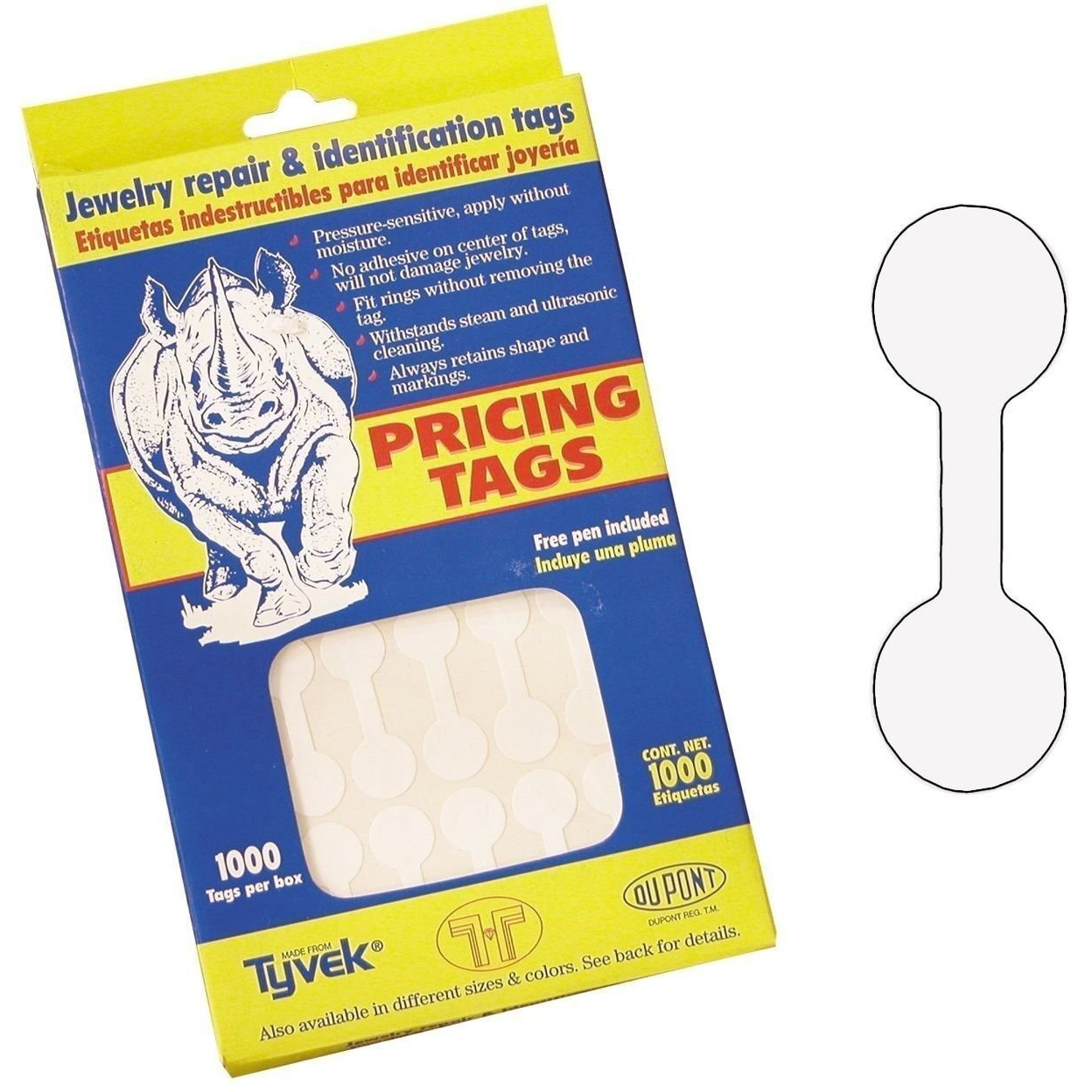 1000 Pcs Jeweller Repair  Price And Identification Tags