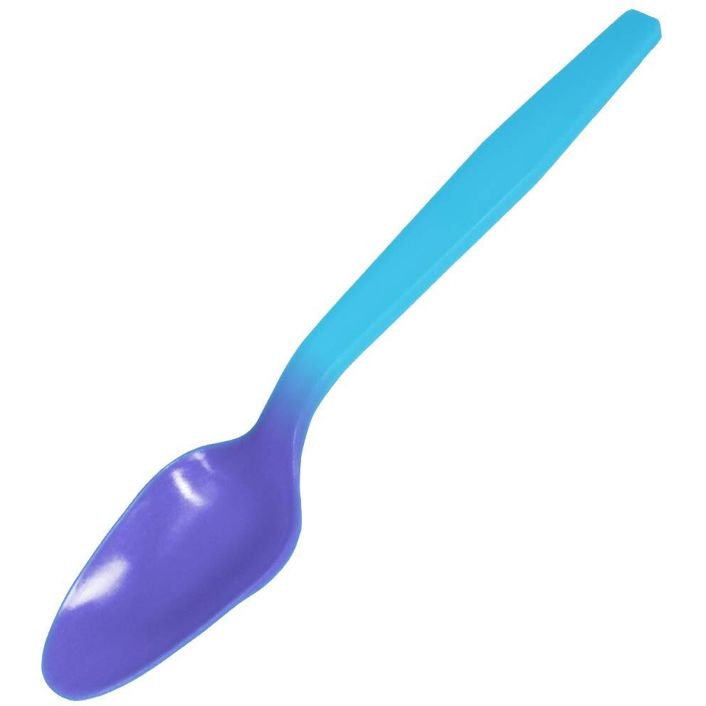 Color Changing Reusable Mood Spoon  Set Of 24  Assorted Colors  Bpa Free  Reacts To Cold Food Temperatures And Changes Color - Perfect For Ice Cream - Made In Usa