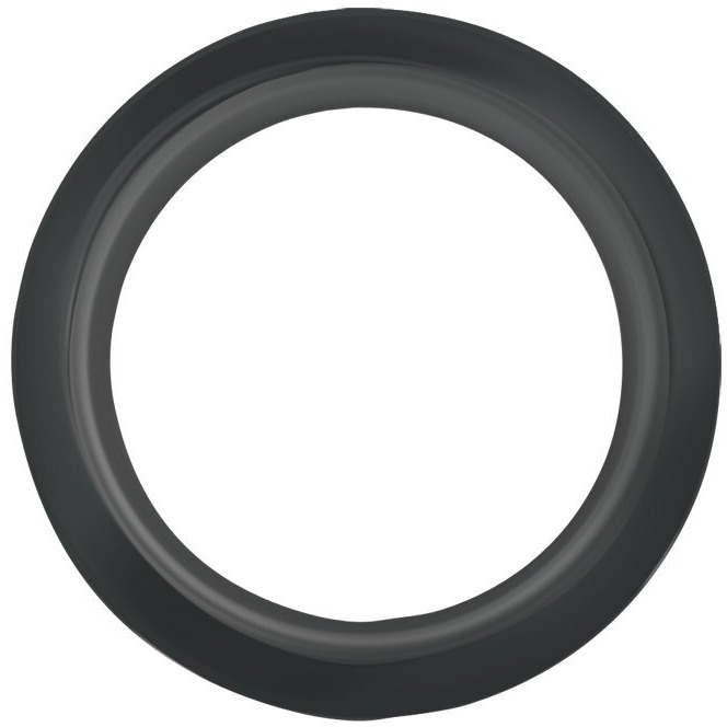 Grand General 80473 Black 4"" Pvc Rubber Round Grommet
