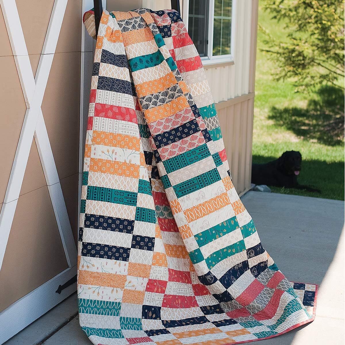 G.E. Designs Stripology Squared  Full Color Softcover Quilt Pattern Book
