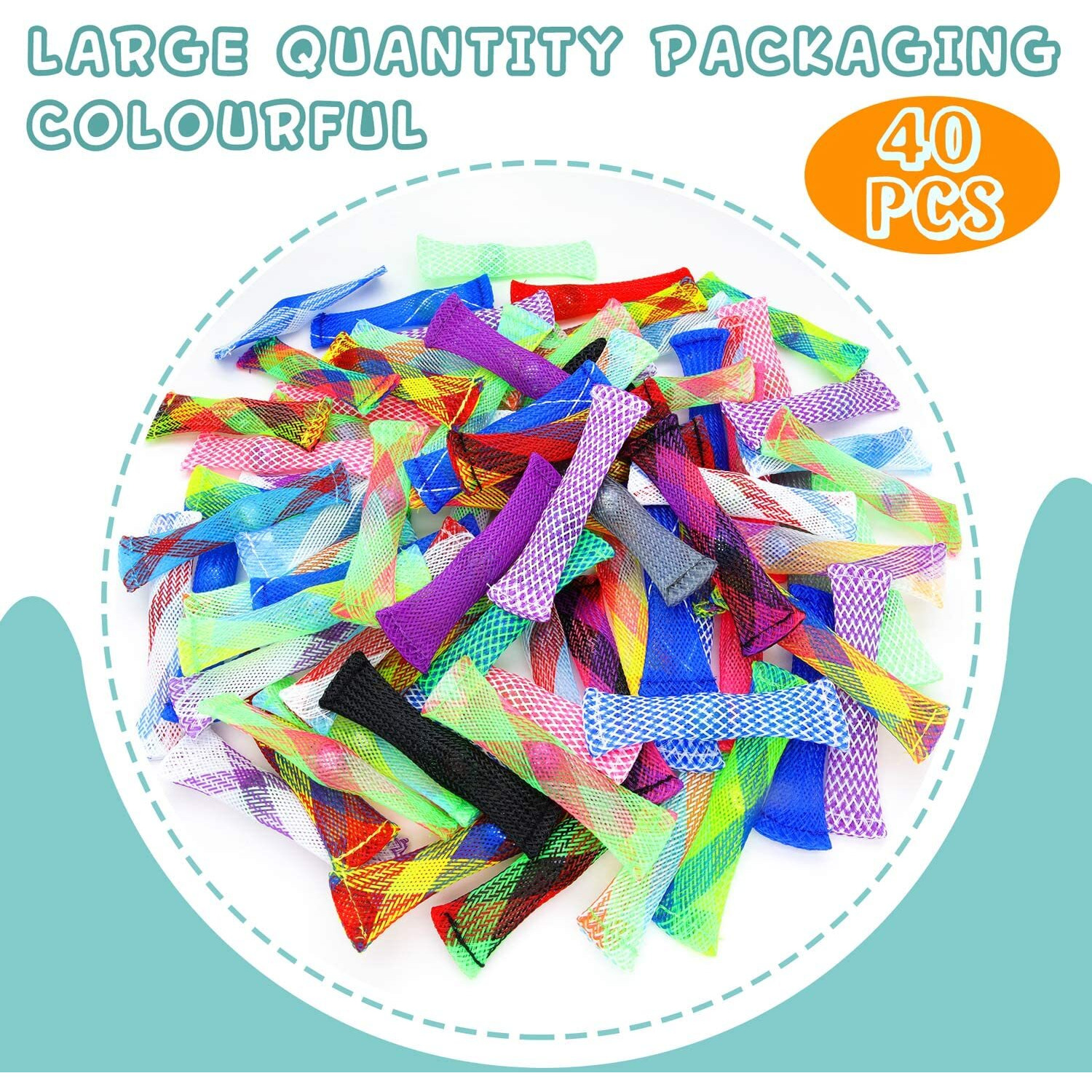 40 Pack Mixed Color Marble Mesh Fidget Toys Fidget Toy Stress Relieve Toy  Focus Enhance  Marble And Mesh Fidgets For Adults And Children With Adhd Add Ocd Autism