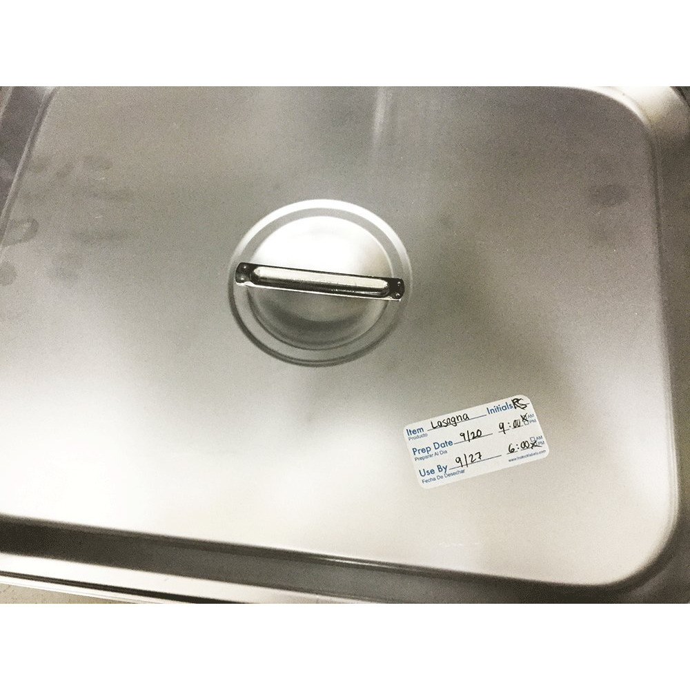 Dissolvable Food Storage Shelf Life Labels For Food Rotation Use By Preparation Stickers Prep Date 1 X 2 Inch 500 Adhesive Stickers