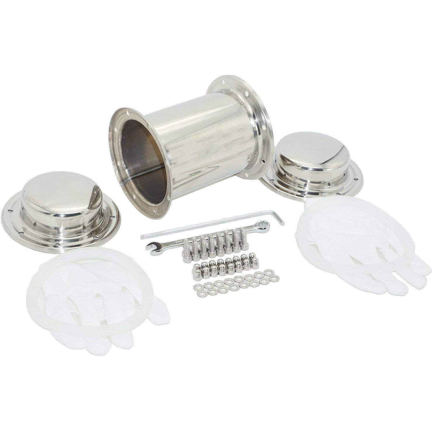 Jasni Time Capsule Stainless Steel Waterproof Container(7.6 Inch)