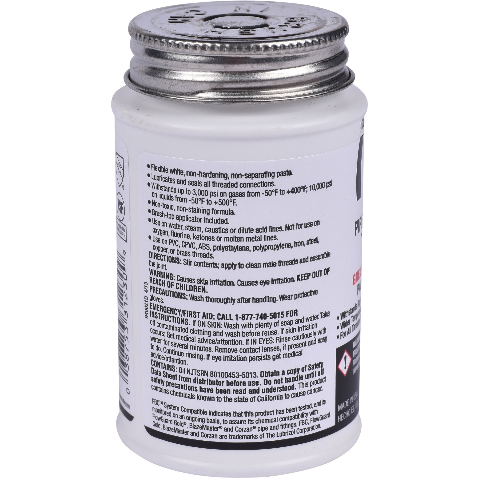 Oatey Pipe Joint Compound 4 Oz White