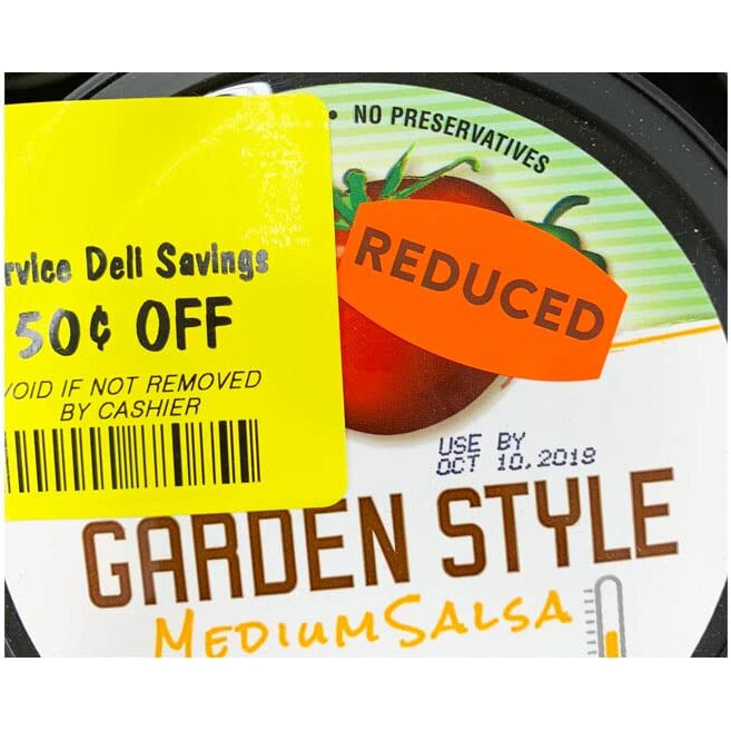 Reduced Grocery Store Food Labels .75 X 1.375 Inch 500 Total Adhesive Stickers