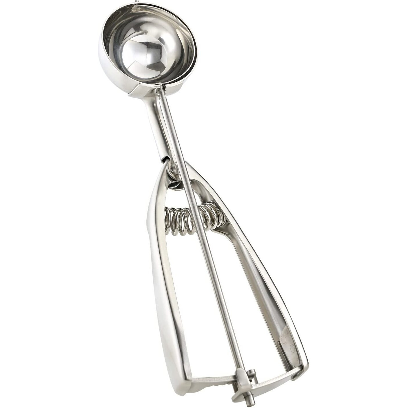 Solula-Stainless-Large-Cookie-Scoop  Cupcake Muffin Batter Dispenser  Ice Cream Cupcake Muffin Scoop  Food-Grade 18/8 Stainless Steel  Size 24