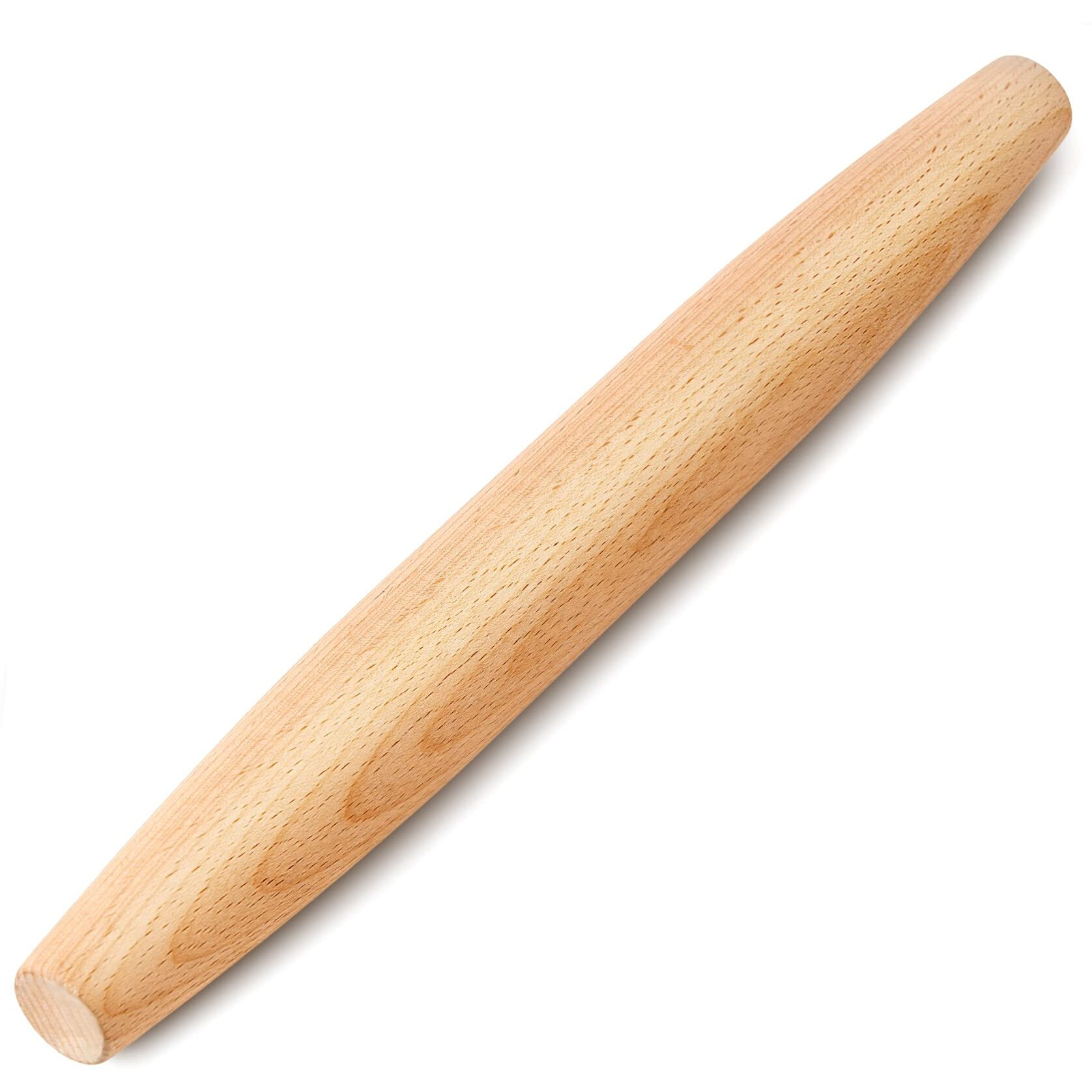 French Rolling Pin For Baking - Tuyotue 11.8 Inches Beech Wood Tapered Rolling Pin Dough Roller For Pizza Dough  Pie Crust Cookie Fondant Dumpling