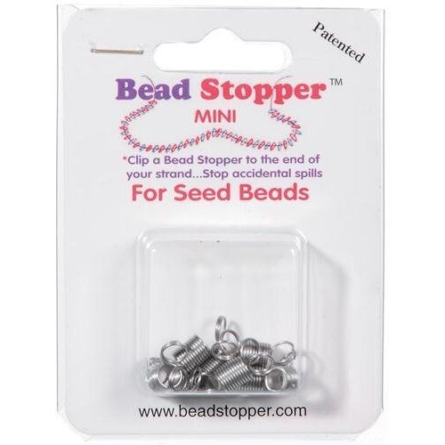 Beadstopper Mini Bead Stoppers 8/Pkg  Metal