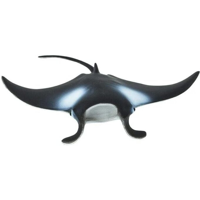 Safari Ltd. Manta Ray Figurine - Realistic 4"" Sea Creature Figure - Educational Toy For Boys  Girls  And Kids Ages 3+