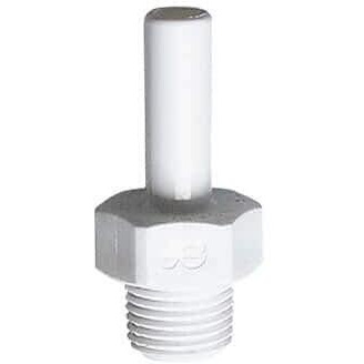 John Guest - Pp051222W Stem Adapters  3/8"" Od Tube To 1/4"" Npt(M)  Pp  10/Pk