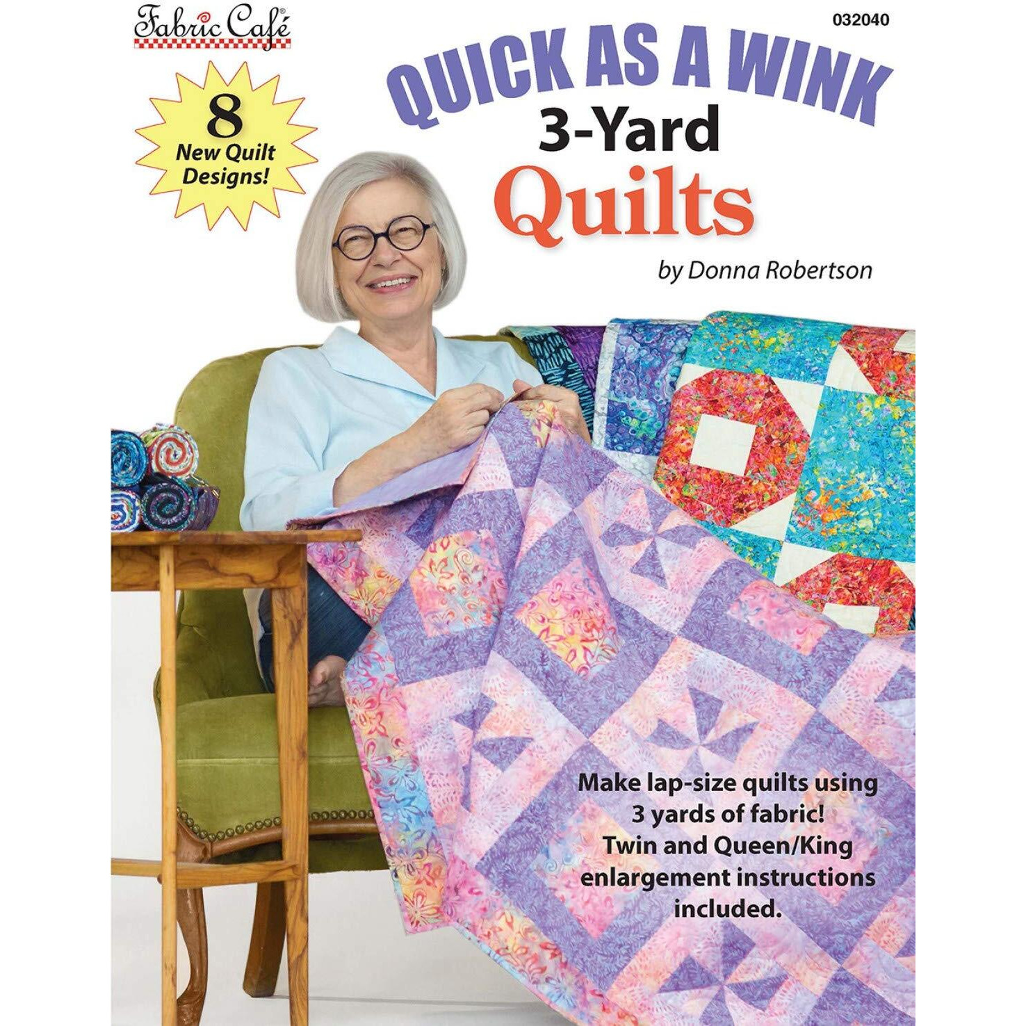 Fabric Cafe 3 Yard Quilts Pattern Book Bundle New 2021