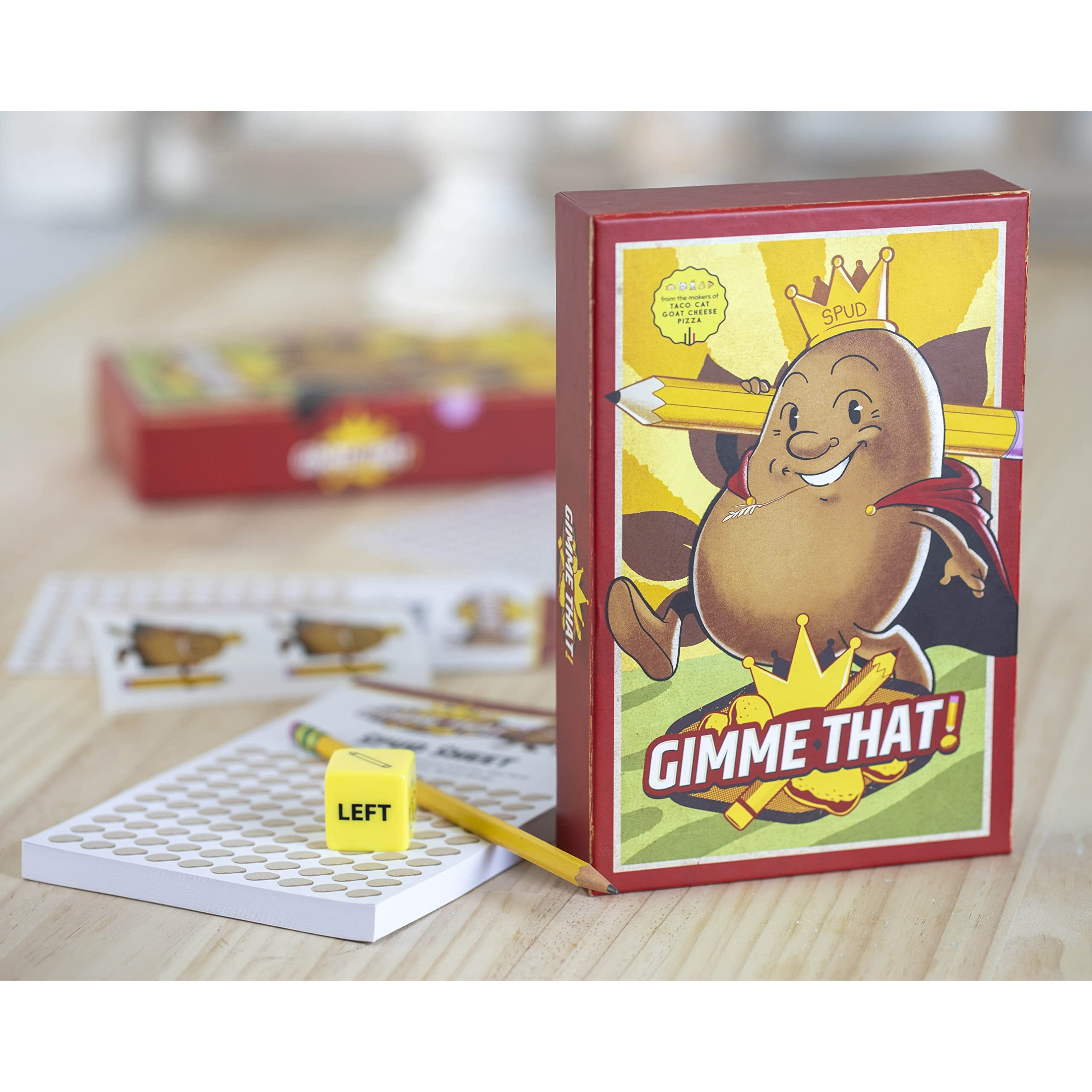 Gimme That By The Creators Of Taco Cat Goat Cheese Pizza  Family Party Game 3 To 8 Players  Ages 8+  1 Minute To Learn And Ridiculously Fun To Play