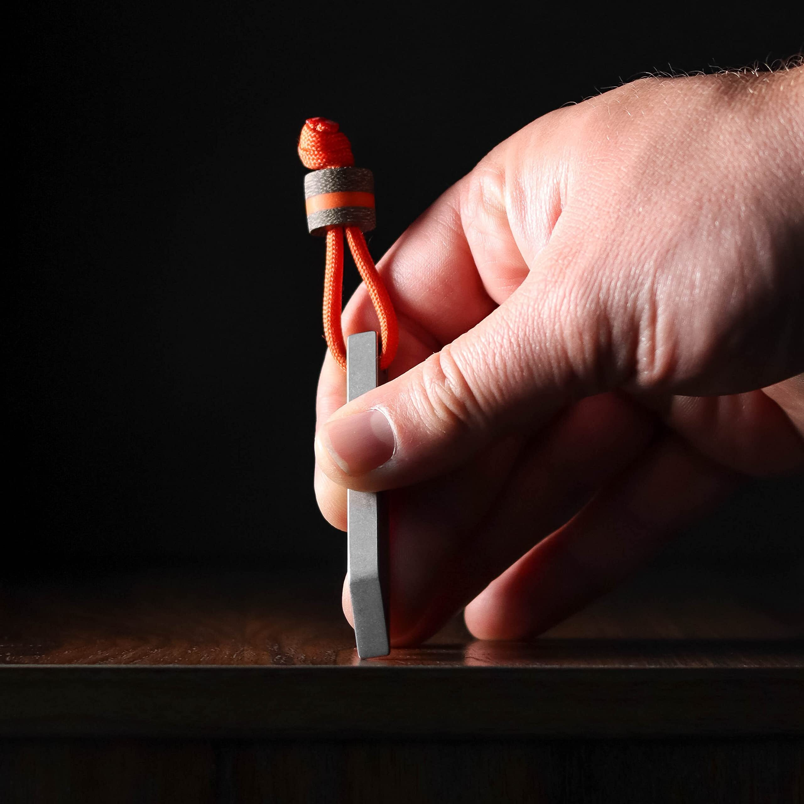 The Mighty Bar - Heavy Duty Keychain Prybar Edc Pry Bar For Every Day Carry Small Stainless Steel Key Chain Multitool Prybar For Keys - Made By Gear Spool