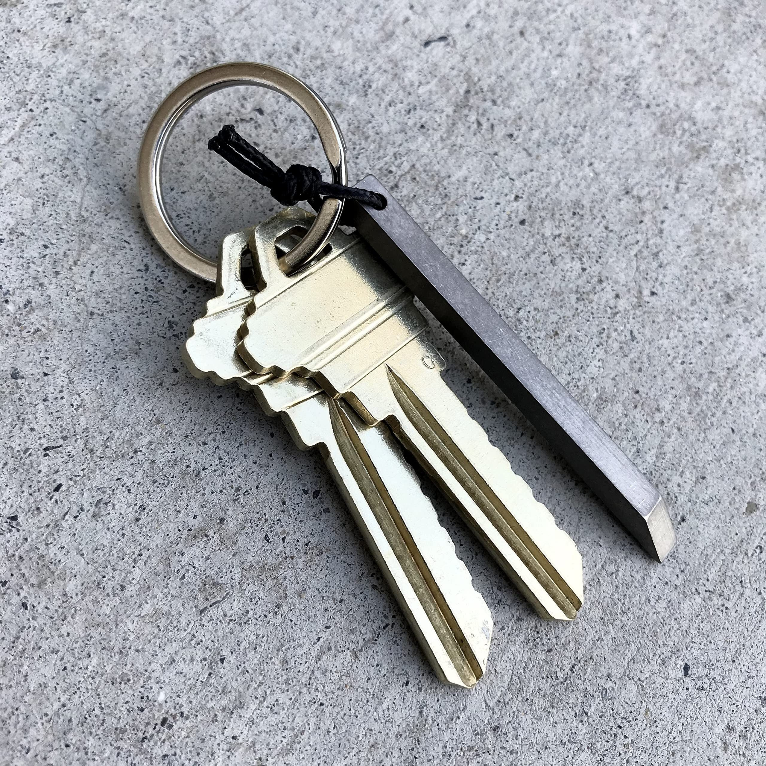 Mighty Mini Bar - Titanium Key Chain Pry Bar  Ultra Minimalist Slim Edc Small Prybar Multitool  Keychain Pry Tool  Every Day Carry Mini Prybar. Made By Gear Spool