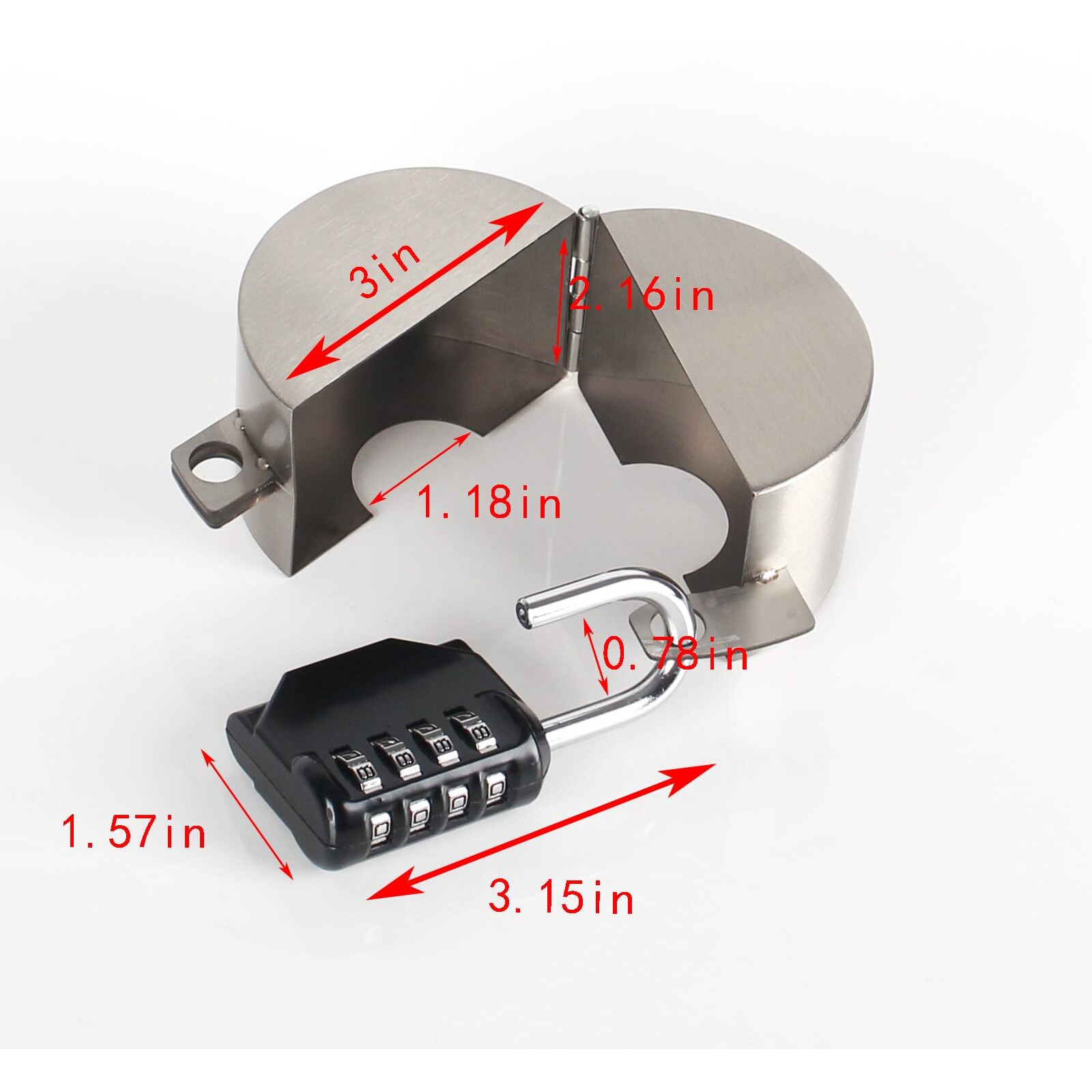 Door Handle Lock  Door Knob Lock Out Device Cover To Disable The Doorknob/Faucet/Valve  Prevents Turning Of Door Knob And Access To Keyhole  Prevents Operating The Knob (Password Hanging Lock)