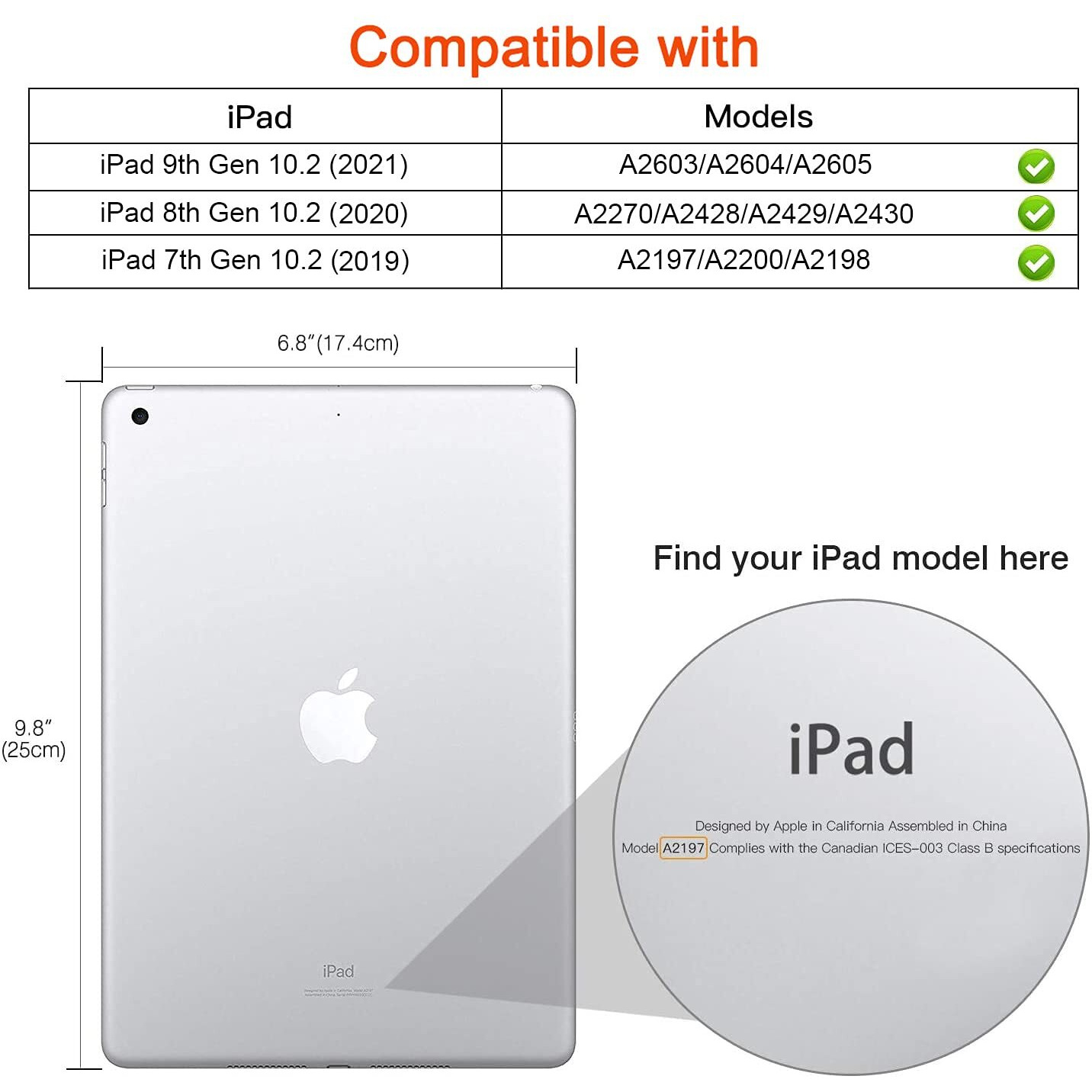 Hsxfl Rotating Case For Ipad 9Th/8Th/7Th Generation - 360 Degree Protective Ipad Covers 10.2 Inch With Auto Sleep/Wake Function  Galaxy