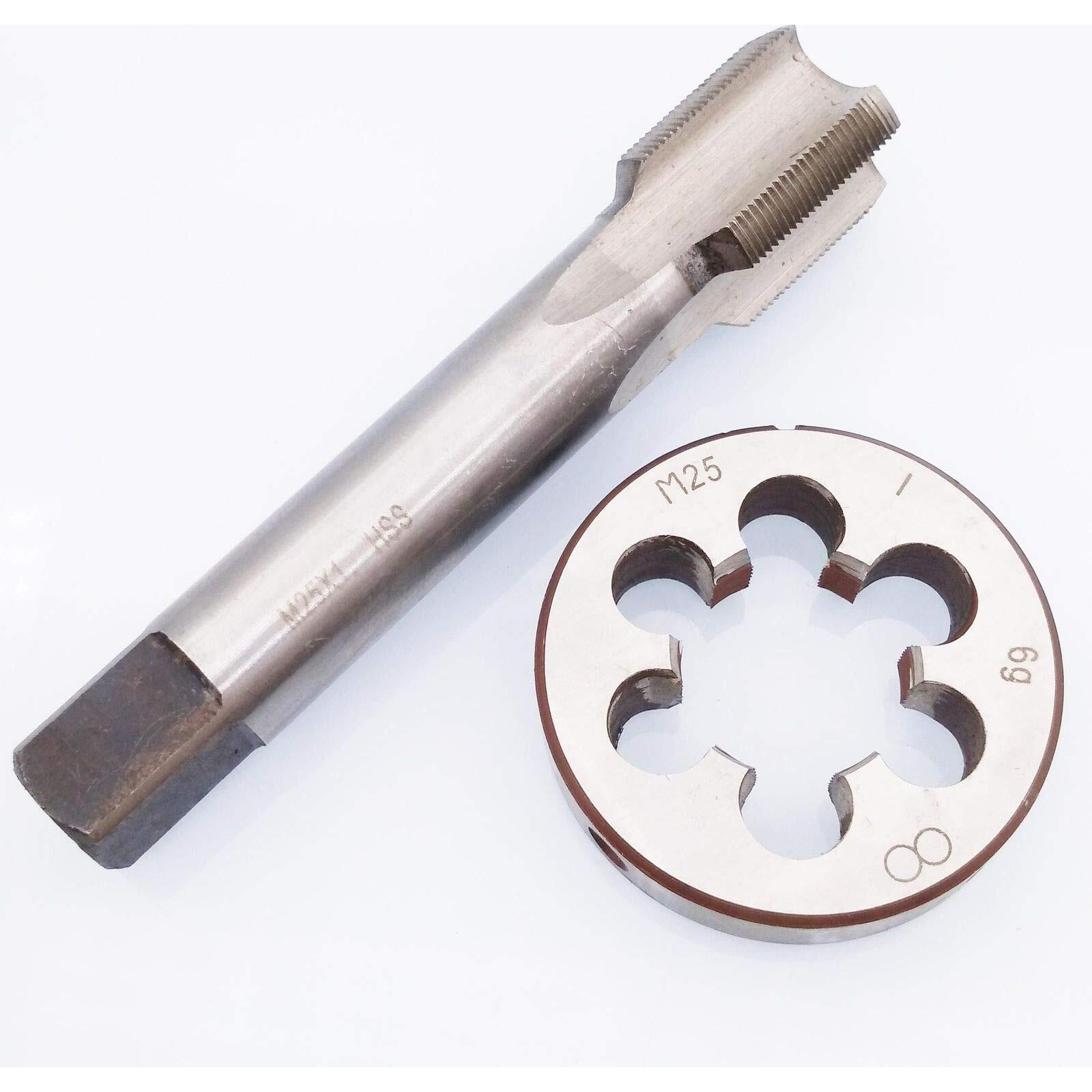 Hss M25 X 1Mm Tap And M25 X 1.0Mm Die Metric Thread Right Hand