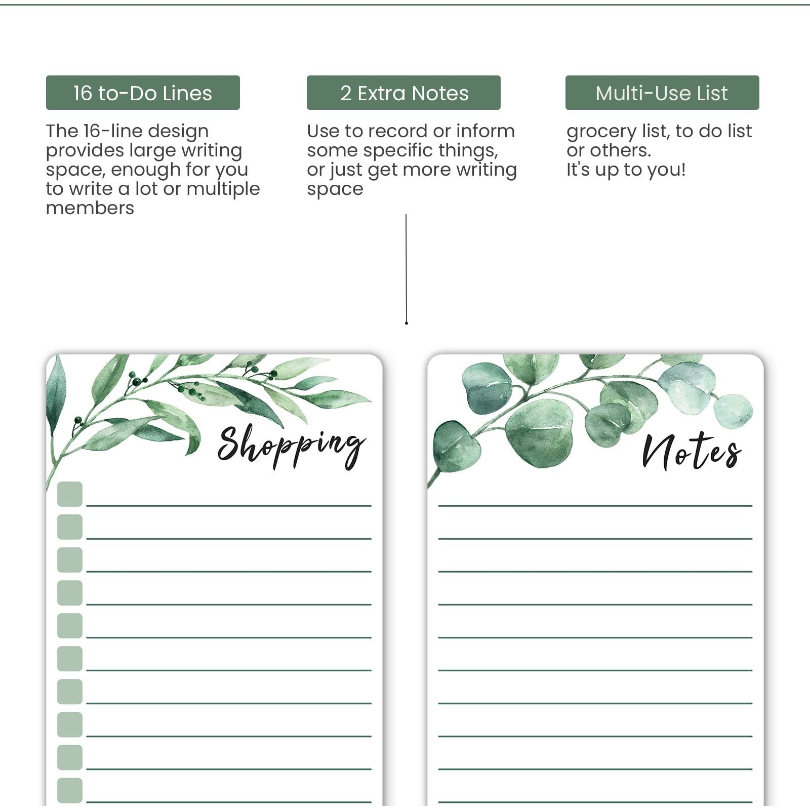 Alezel Magnetic Dry Erase Calendar For Fridge  Greenery Monthly Fridge Calendar Whiteboard Set - Vertical Monthly Calendar For Refrigerator  Grocery & To Do List White Board  3 Markers + Eraser