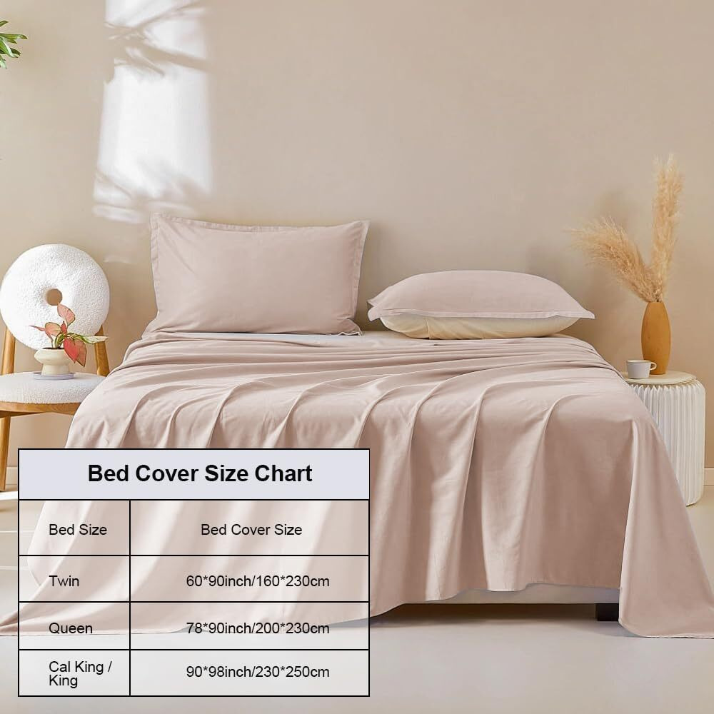 Dujuike Waterproof Bed Cover For Dog And Cats Pet Hair Resistant Bed Sheet Cover  Protective Bed Liner Cover With 100% Waterproof Breathable Thin Fabric (Cal King/King 98 * 90 Inch  Camel)