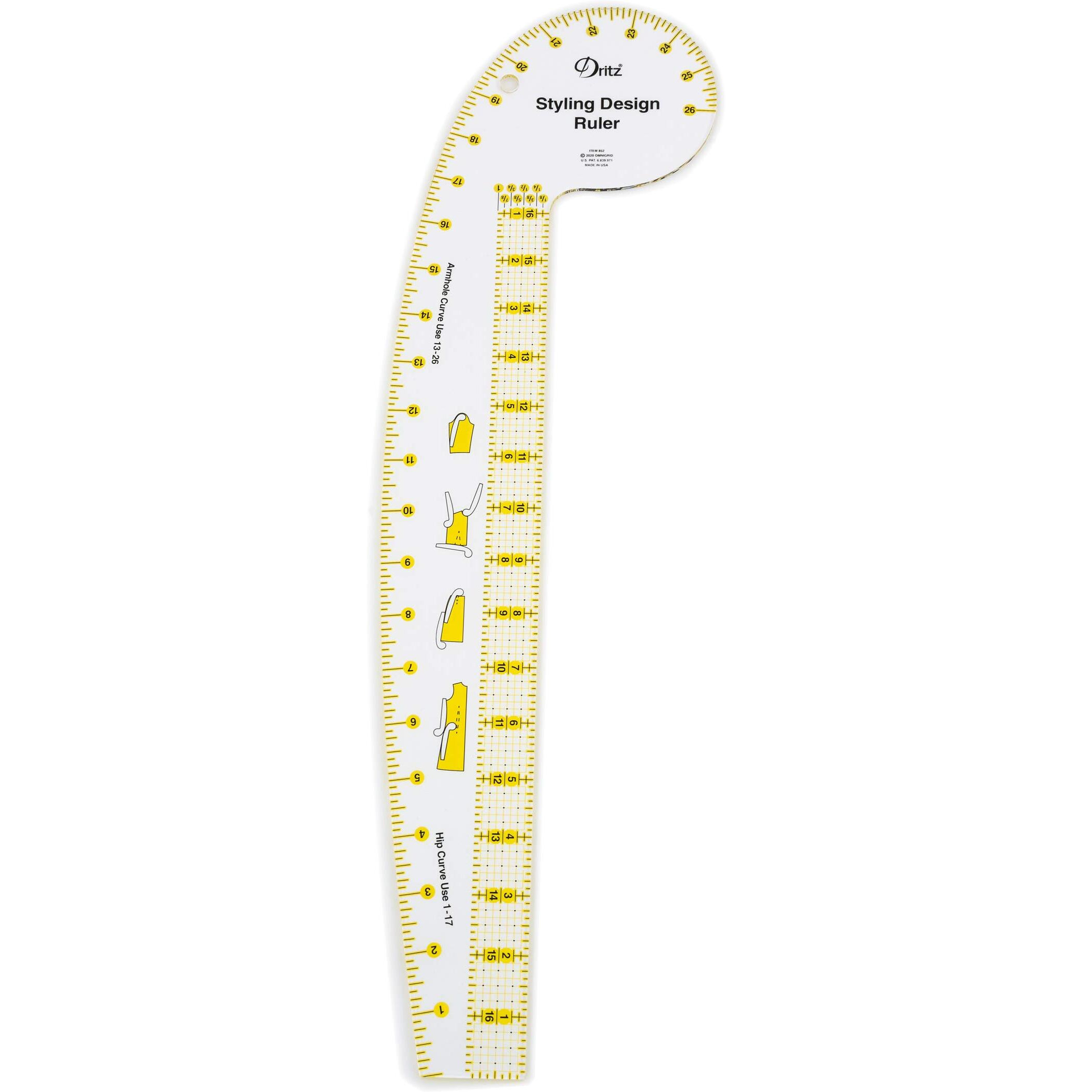 Dritz Ruler Styling Design  Clear