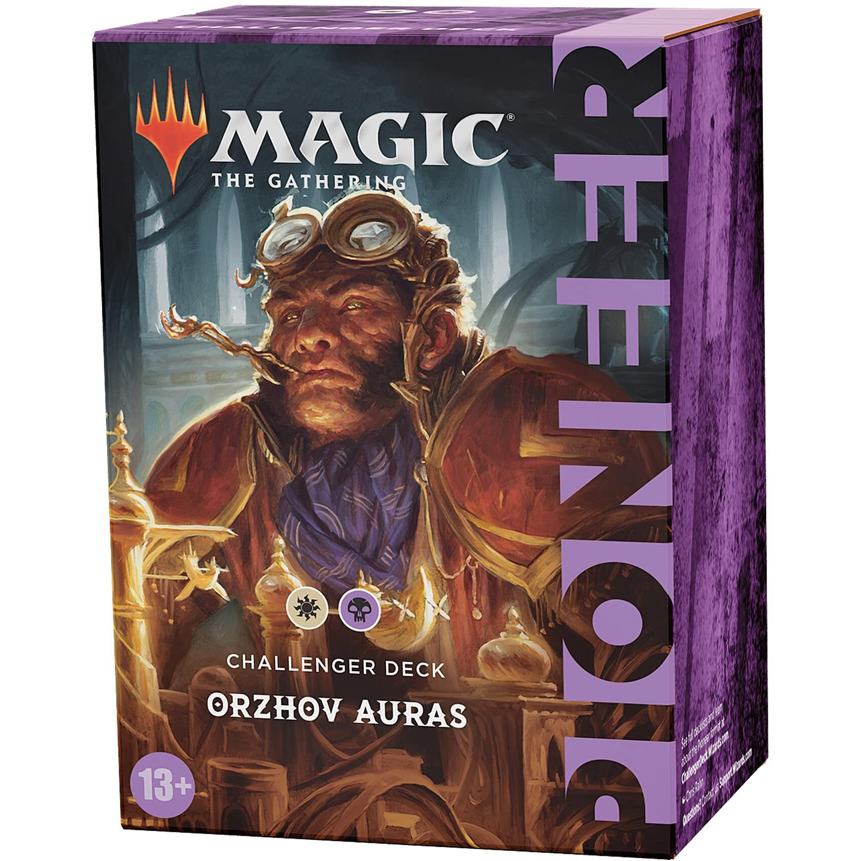 Magic The Gathering Pioneer Challenger Decks 2021 - Orzhov Auras (White-Black)  Ages 13+ Years