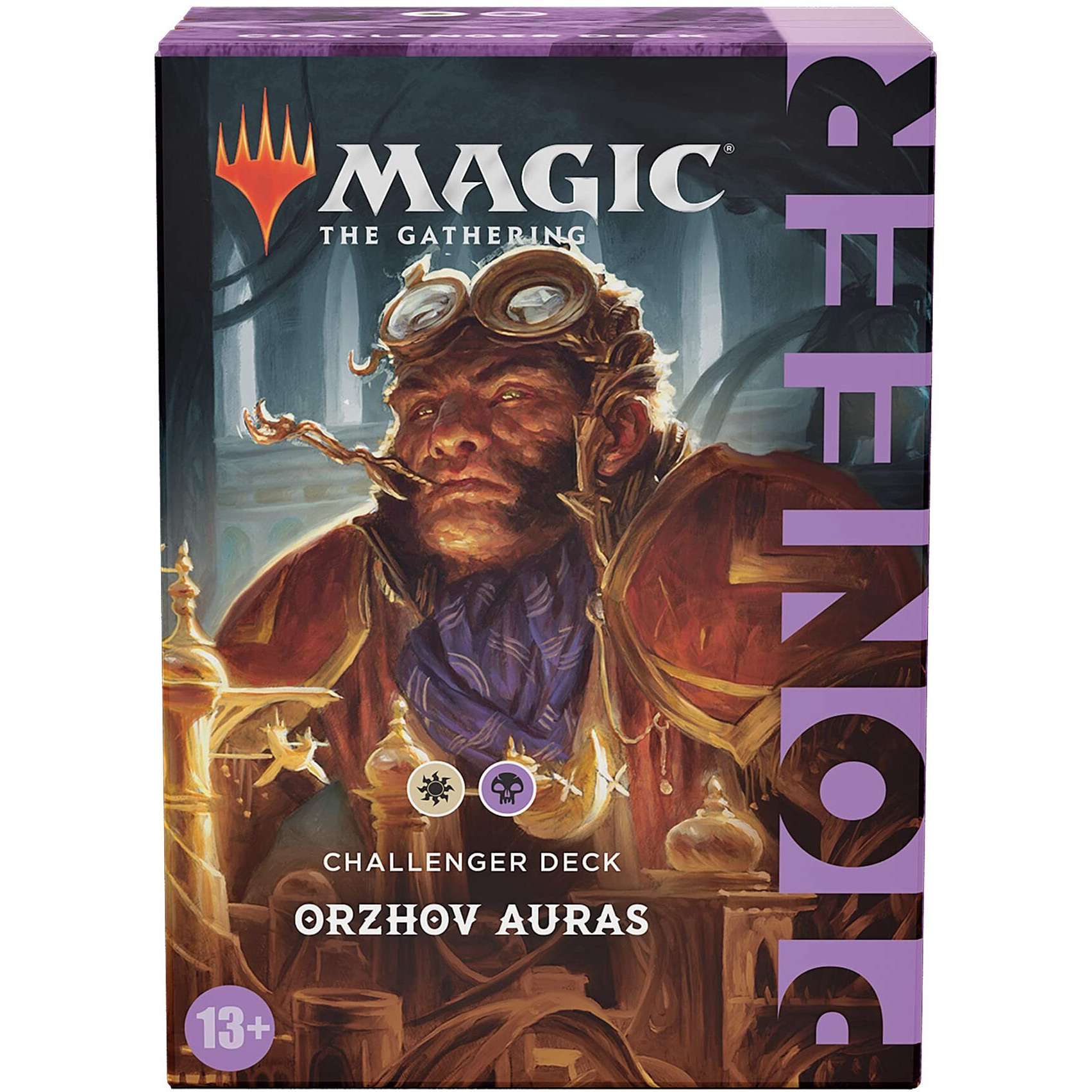 Magic The Gathering Pioneer Challenger Decks 2021 - Orzhov Auras (White-Black)  Ages 13+ Years