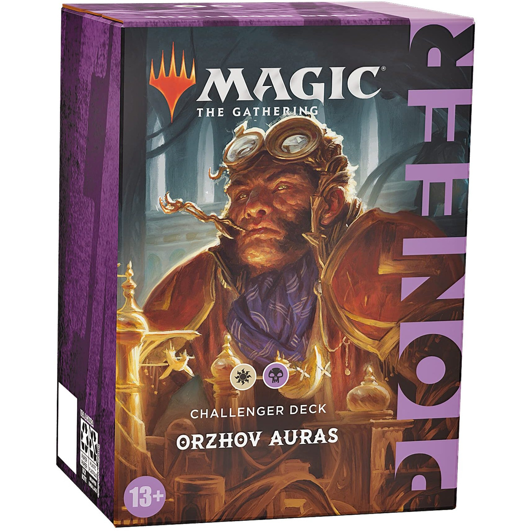 Magic The Gathering Pioneer Challenger Decks 2021 - Orzhov Auras (White-Black)  Ages 13+ Years