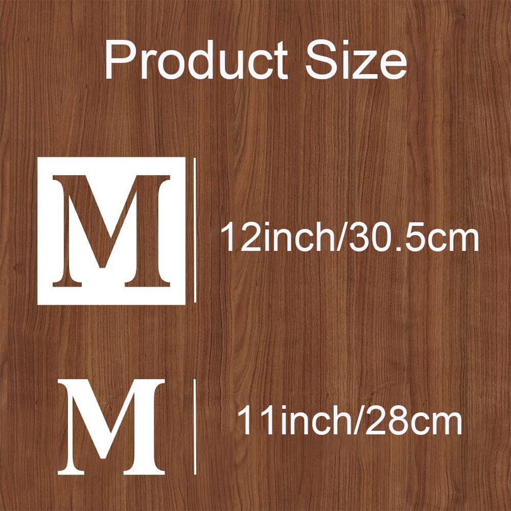 Letter Stencils 12 Inch Alphabet Stencils For Painting On Wood Numbers Letters Stencil For Wall Drawing Templates For Arts Crafts Home Decor