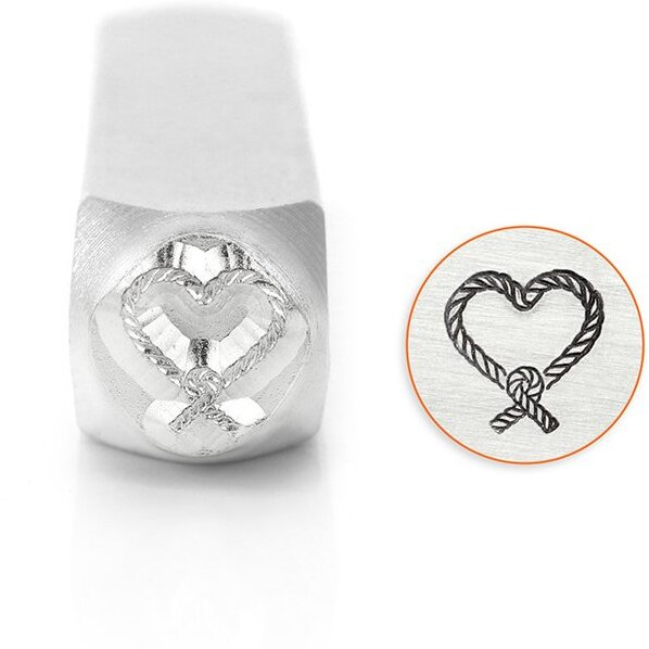 Impressart Knotted Heart Design Stamp  9.5Mm