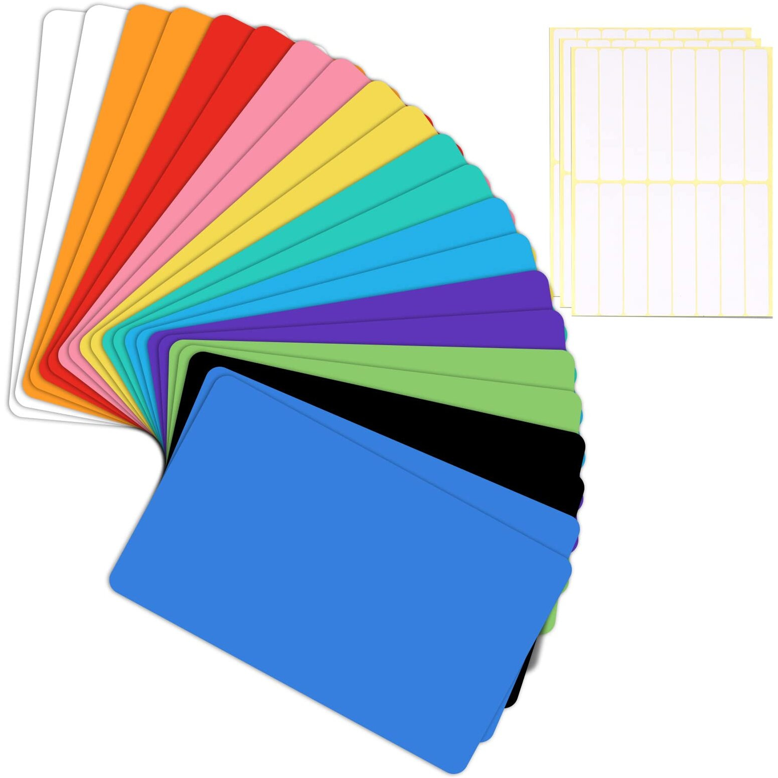 22Pcs Library Book Dividers Library Dividers With 3Pcs Sticker Labels  6"&quotX 12"" Assorted Colored Bookshelf Markers For Bookshelf/Homeschool Area Helps Find Books Fast