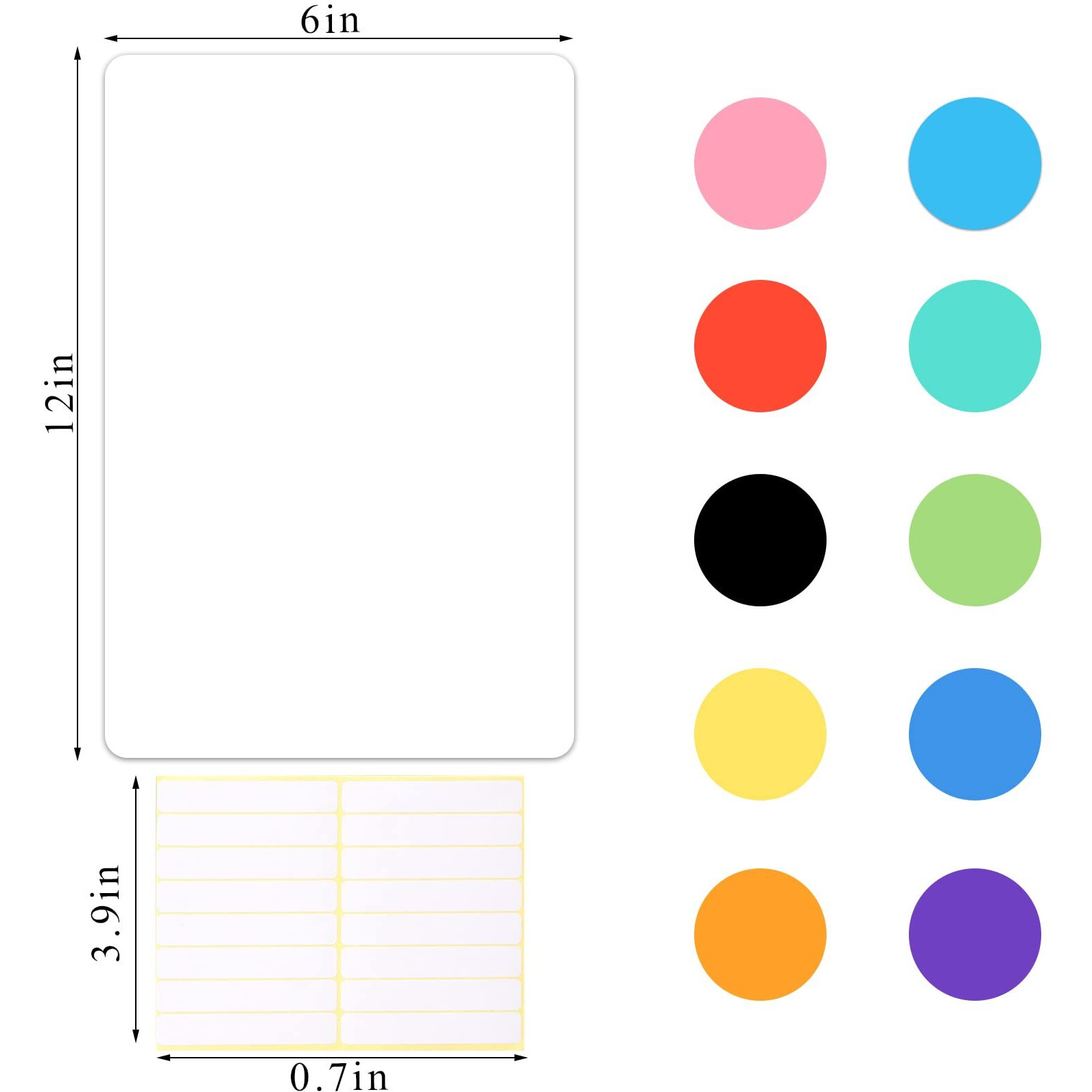 22Pcs Library Book Dividers Library Dividers With 3Pcs Sticker Labels  6"&quotX 12"" Assorted Colored Bookshelf Markers For Bookshelf/Homeschool Area Helps Find Books Fast