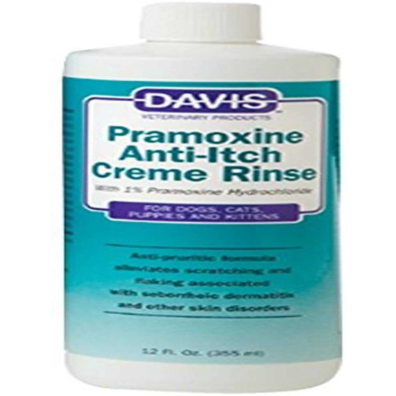 Davis Pramoxine Anti Itch Dog And Cat Creme Rinse  12-Ounce  Tan (Dm158 12)