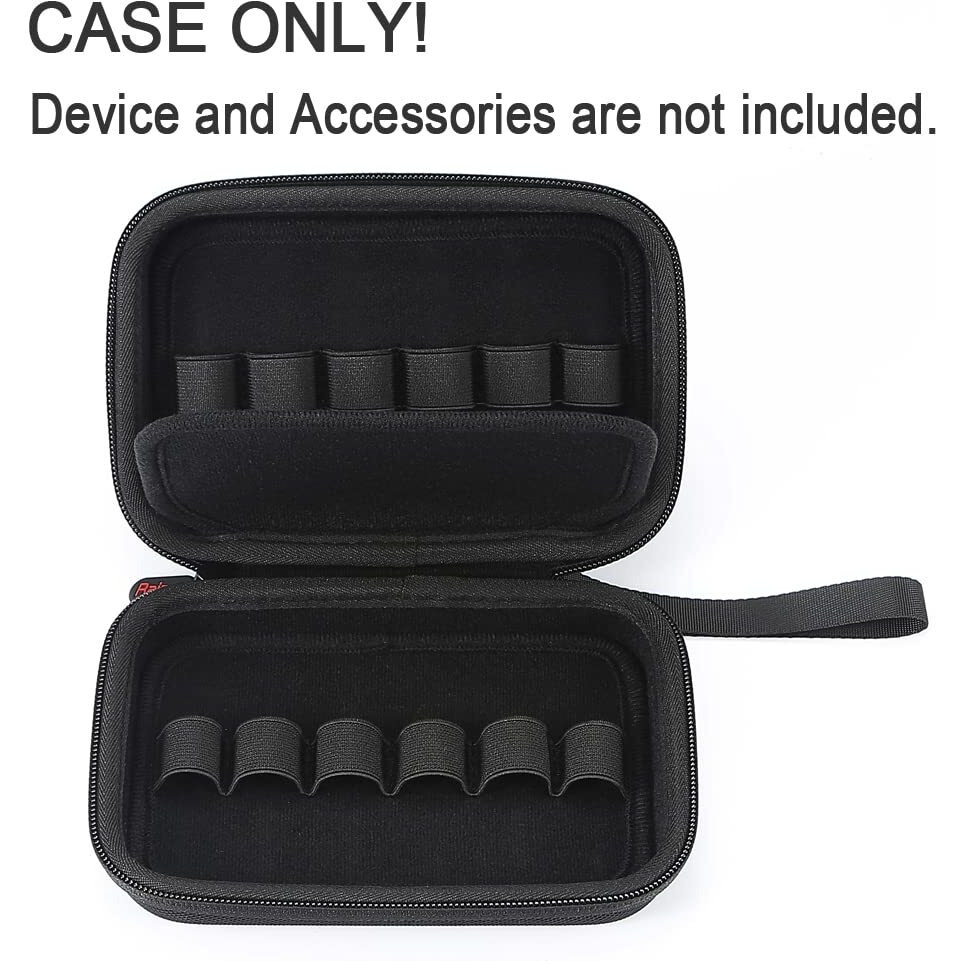 Raiace Co2 Cartridges Storage Case Compatible With Crosman UmarexssLeland 12-Gram 8-Gram Powerlet Cartridges  Protective Storage Travel Bag - Black