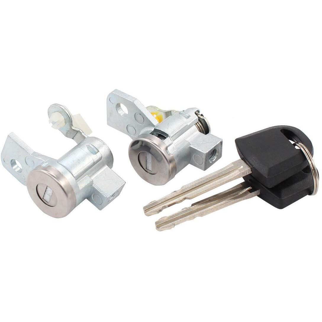 Newyall Front Left Driver & Right Passenger Side Door Lock Cylinder W/Keys For Chevrolet Colorado 2004-2012  Gmc Canyon 2004-2012  Hummer H3 2006-2010