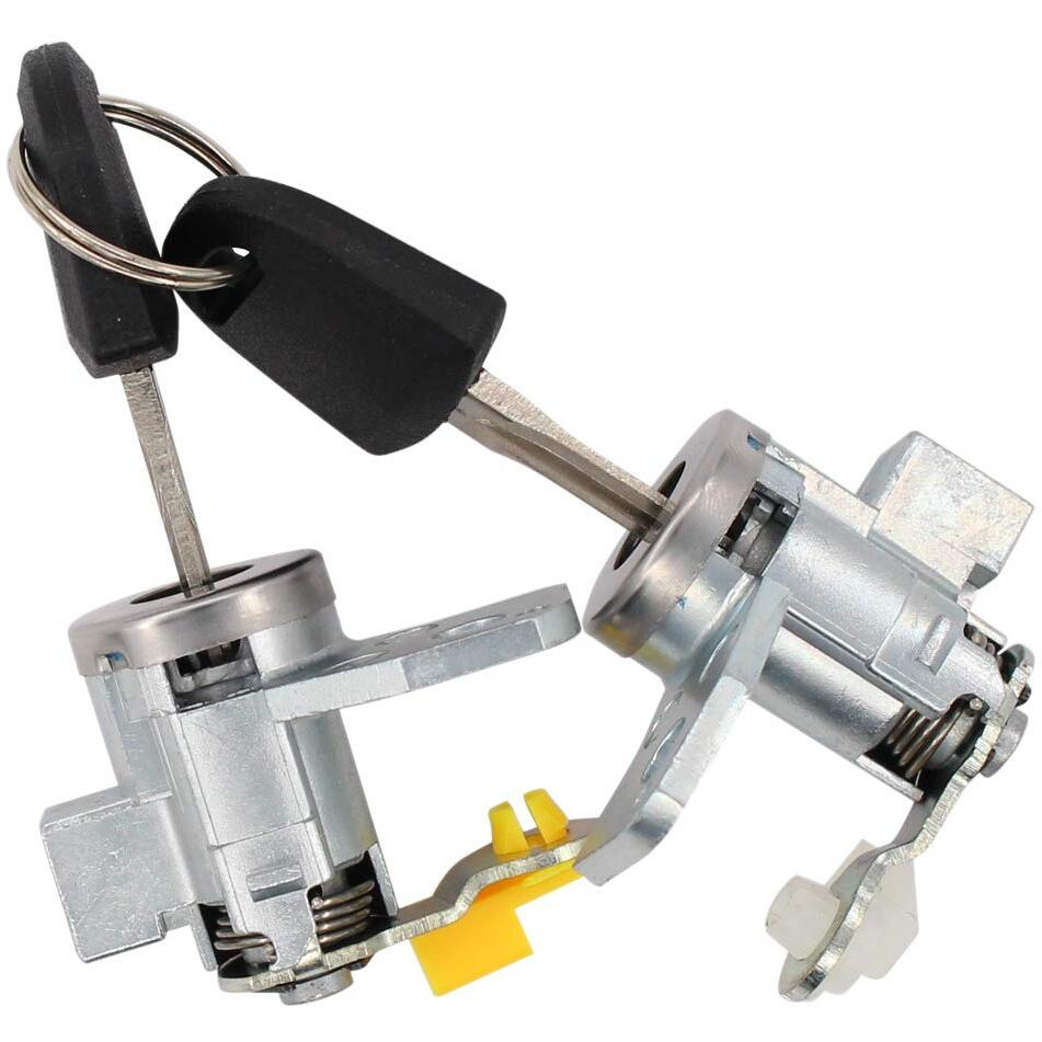 Newyall Front Left Driver & Right Passenger Side Door Lock Cylinder W/Keys For Chevrolet Colorado 2004-2012  Gmc Canyon 2004-2012  Hummer H3 2006-2010