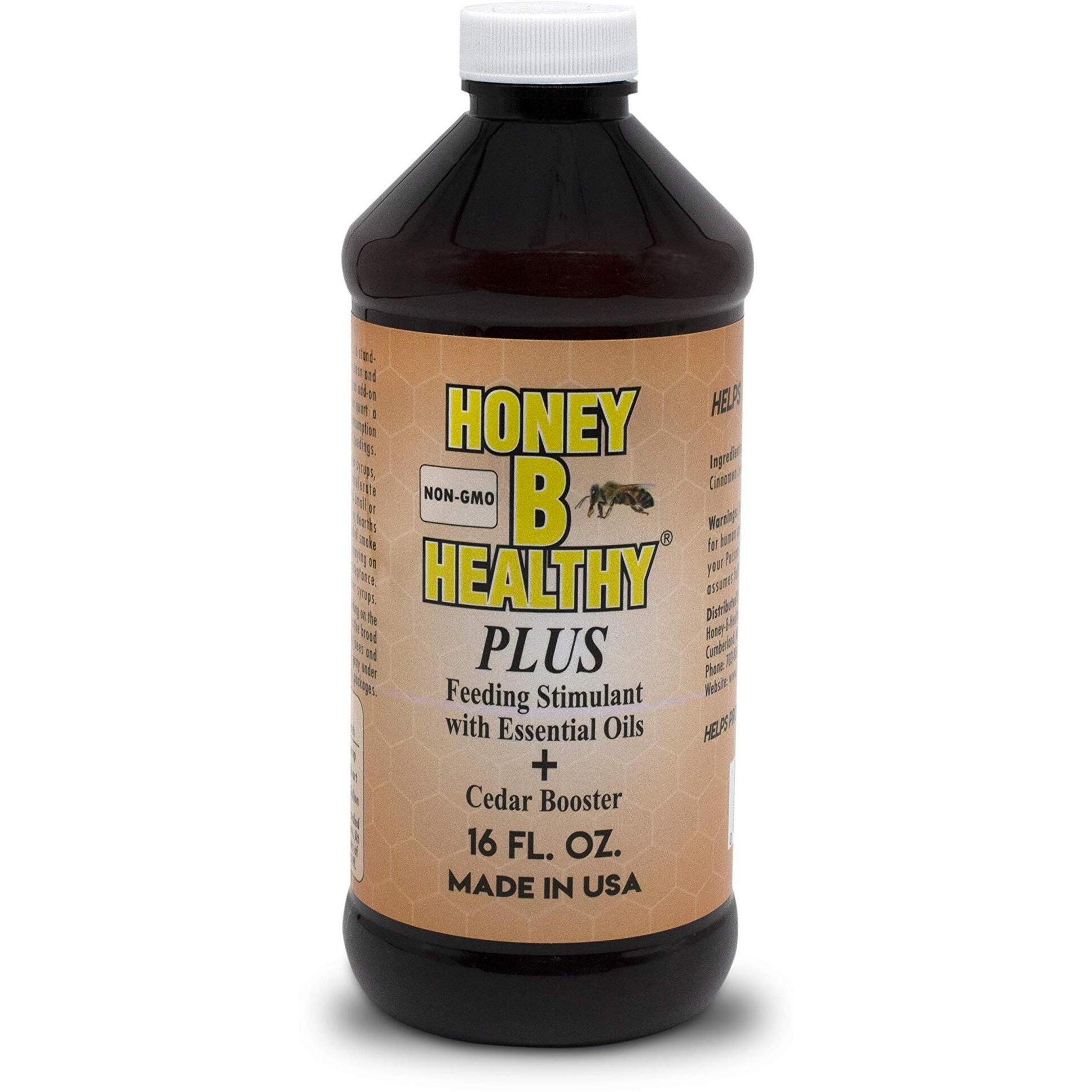 Honey B Healthy Plus 16 Oz. Bottle  Feeding Stimulant With Essential Oils + Cedar Booster